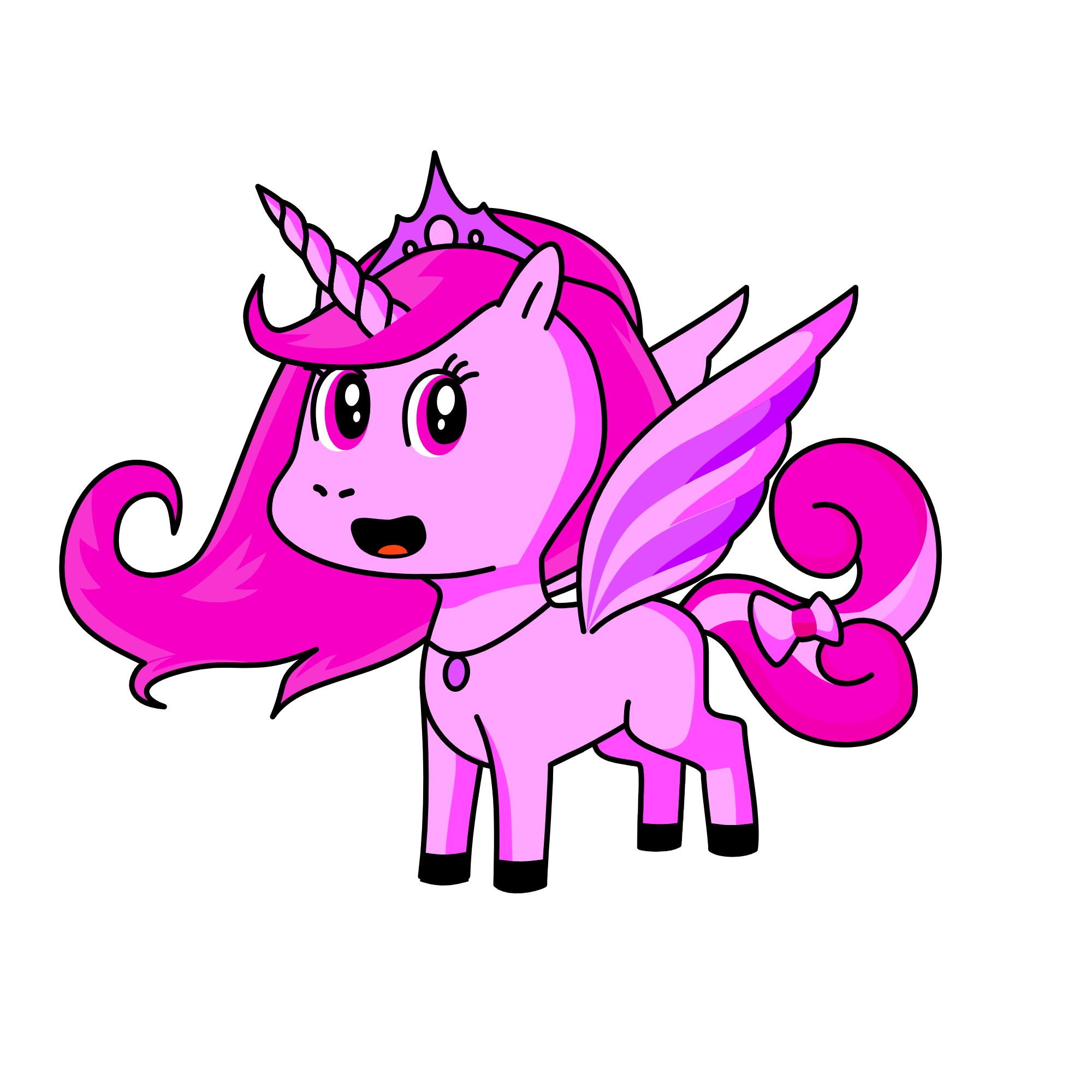 Princess Pinky, the unicorn