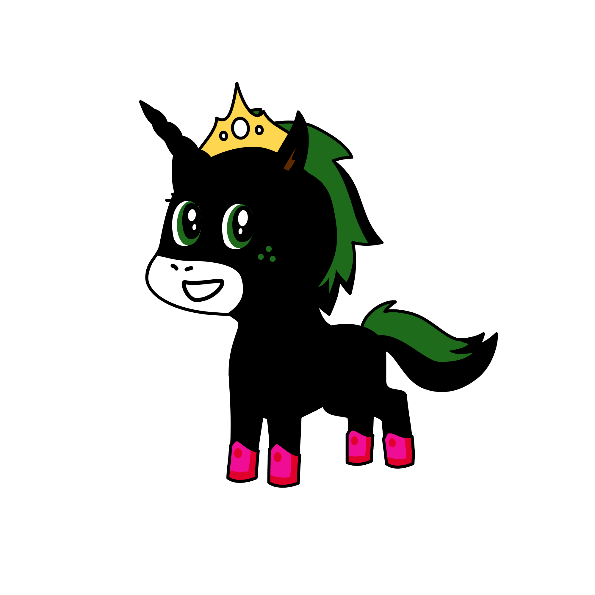 Queen of the changelings, the unicorn