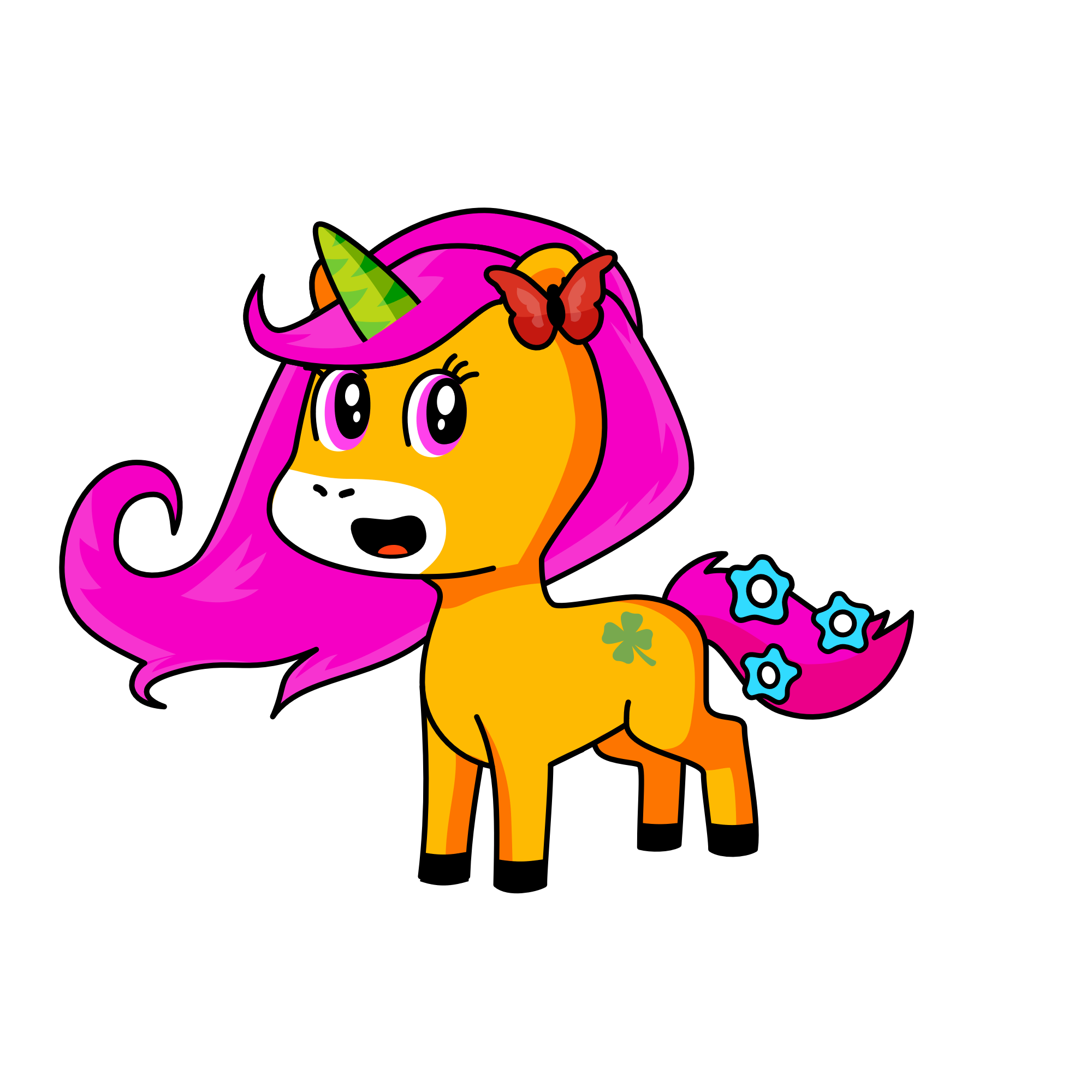 flower, the unicorn