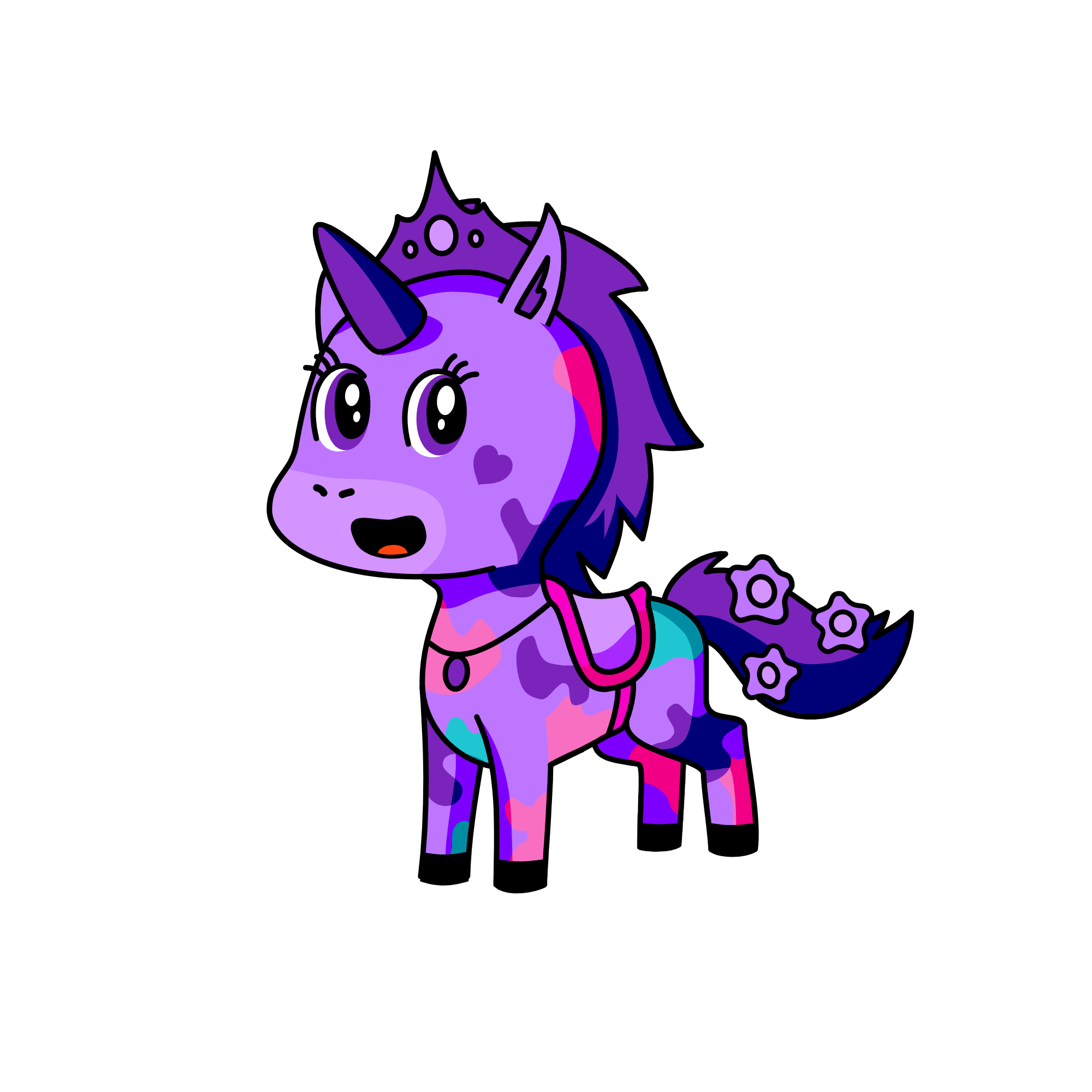 Moonlight, the unicorn