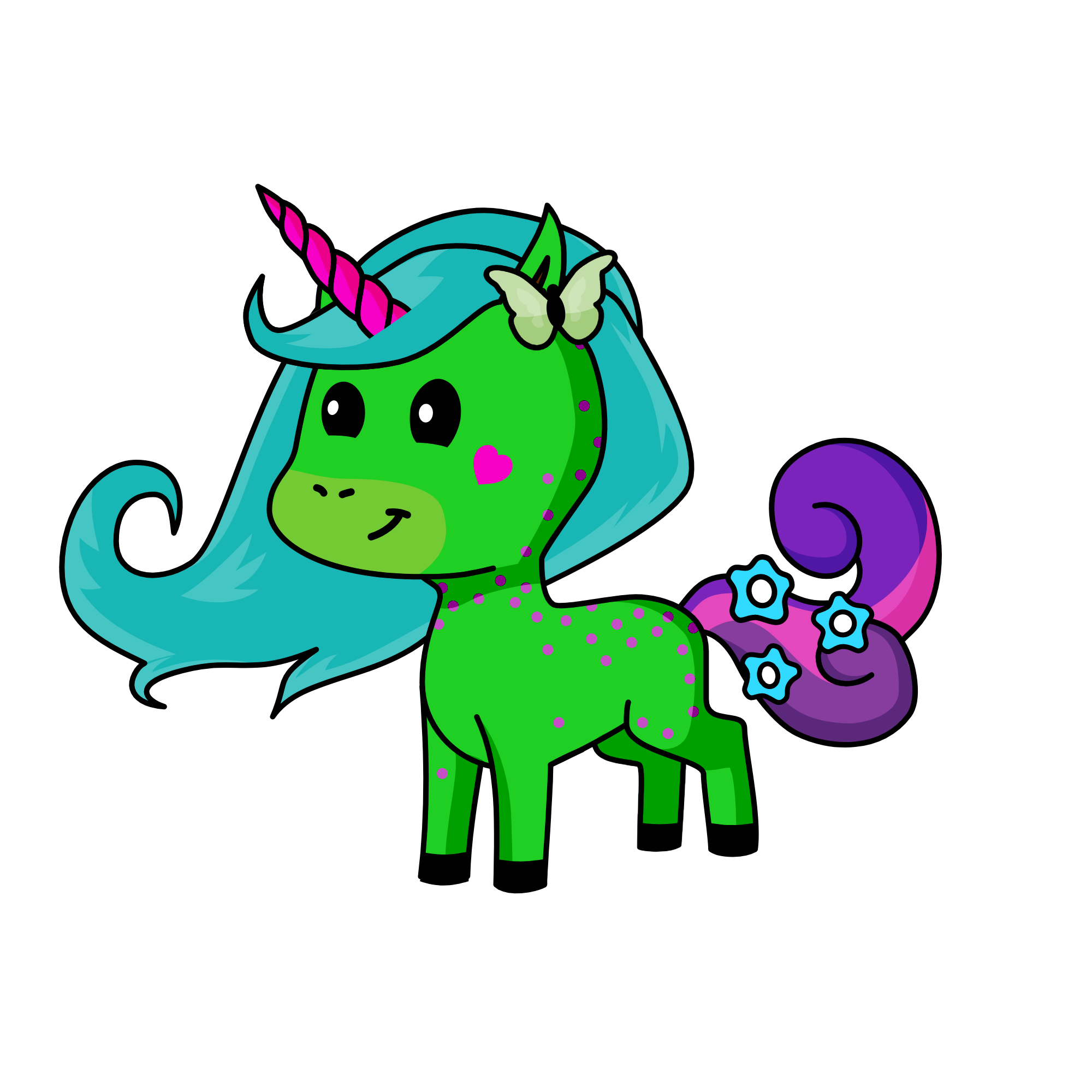 minty, the unicorn