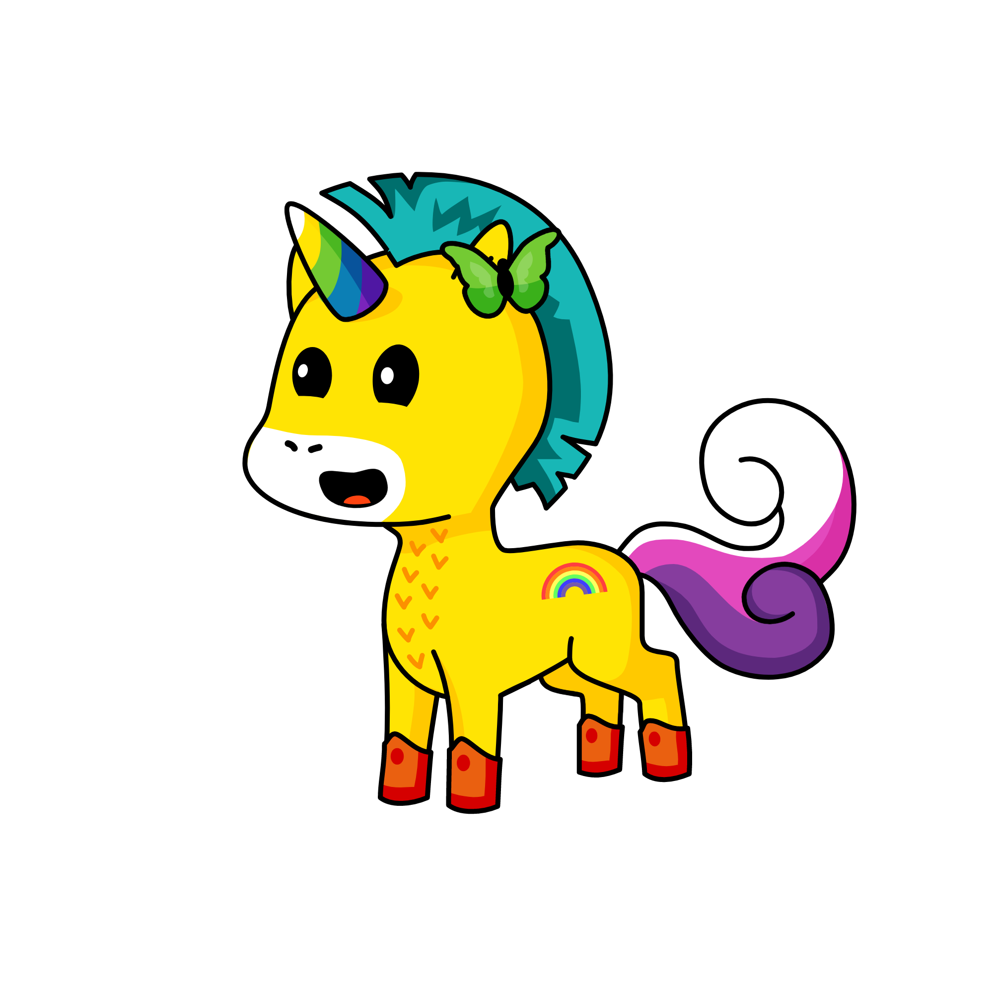 Vicky, the unicorn