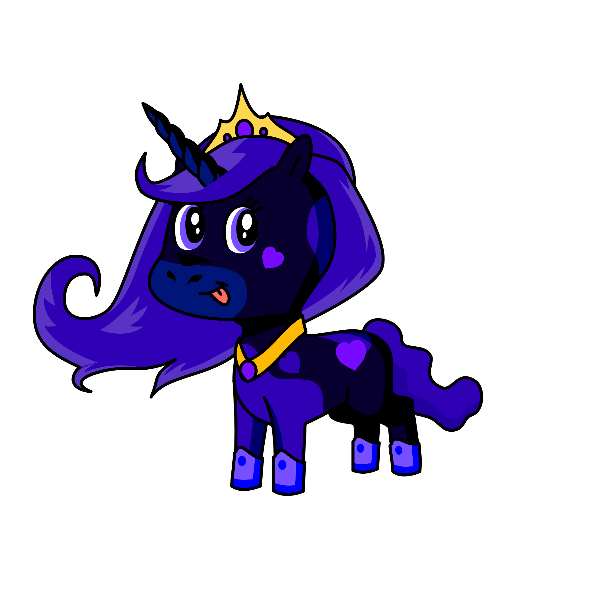 Midnight, the unicorn