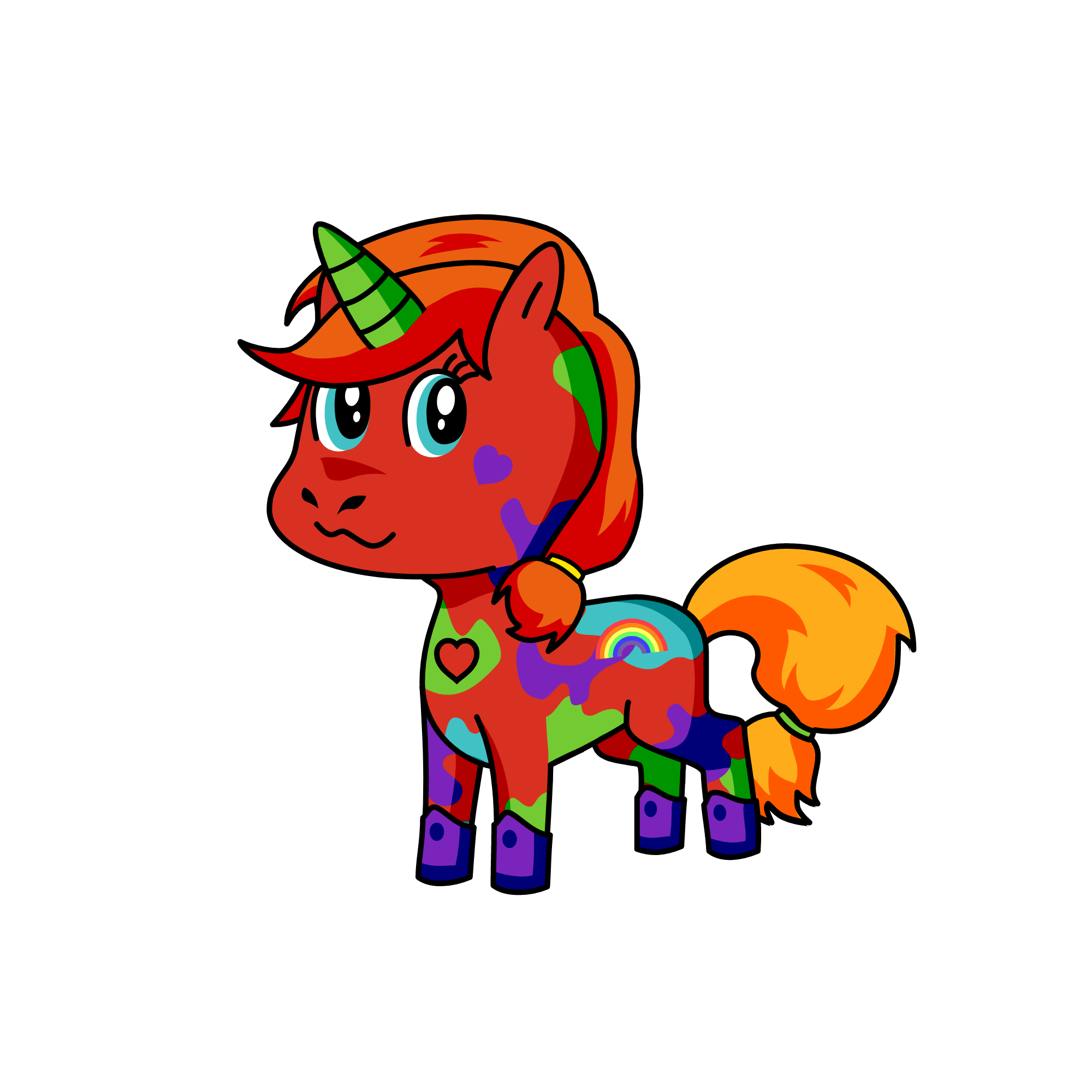 Rainbowie, the unicorn