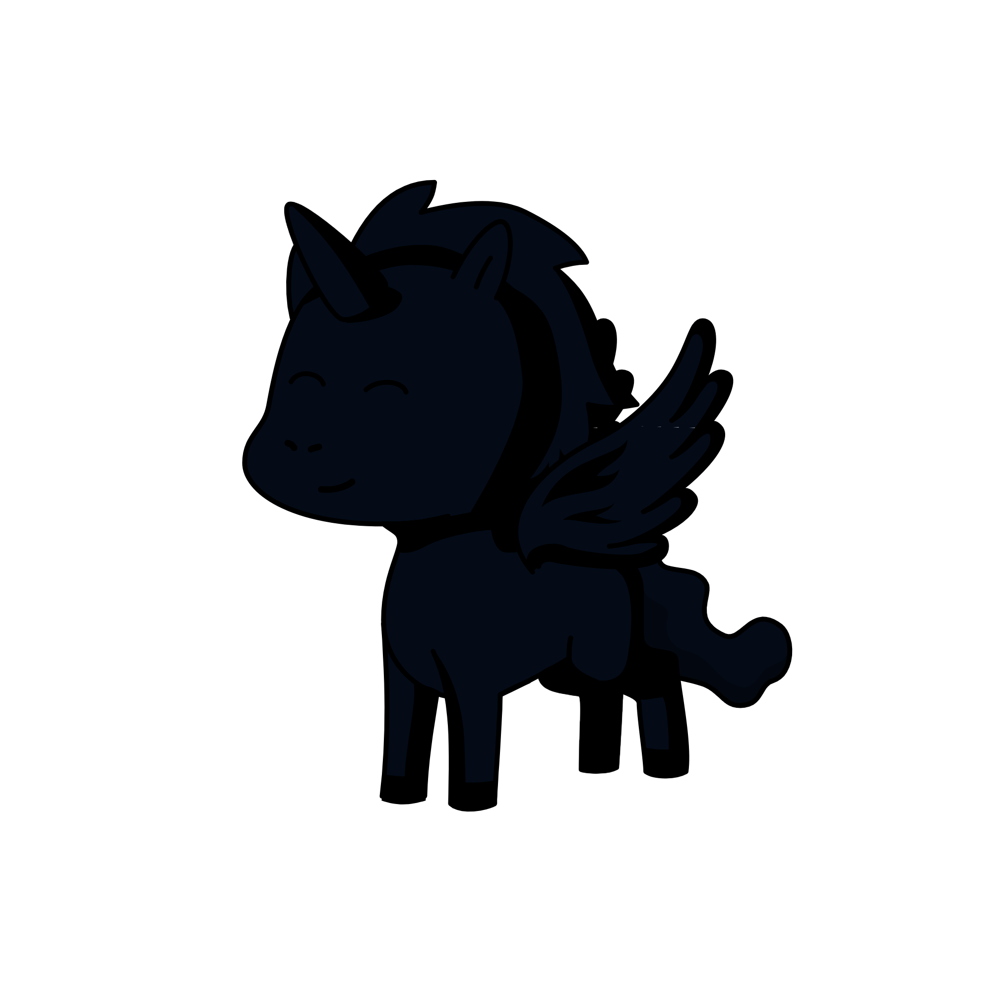 darky, the unicorn