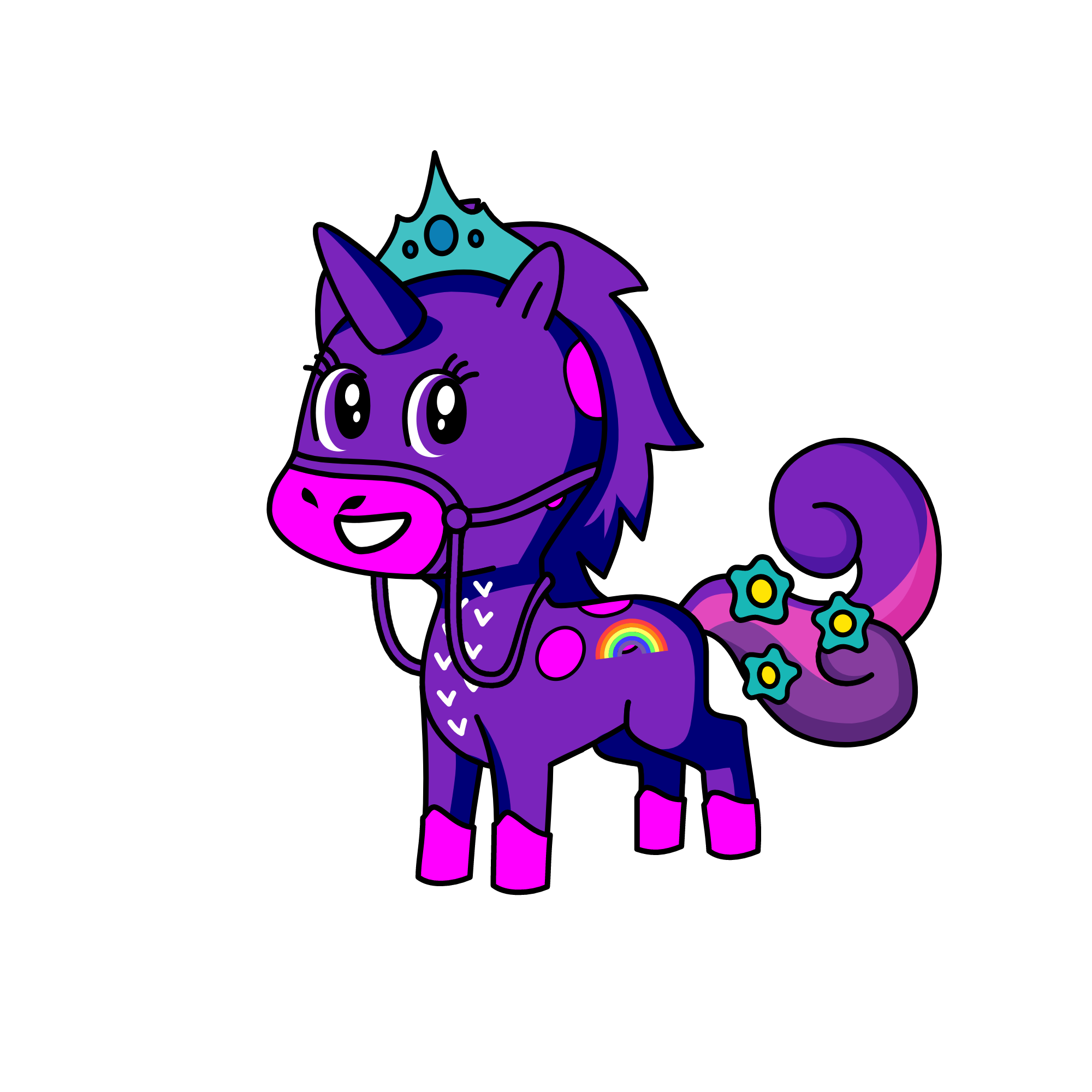 Flowerie, the unicorn