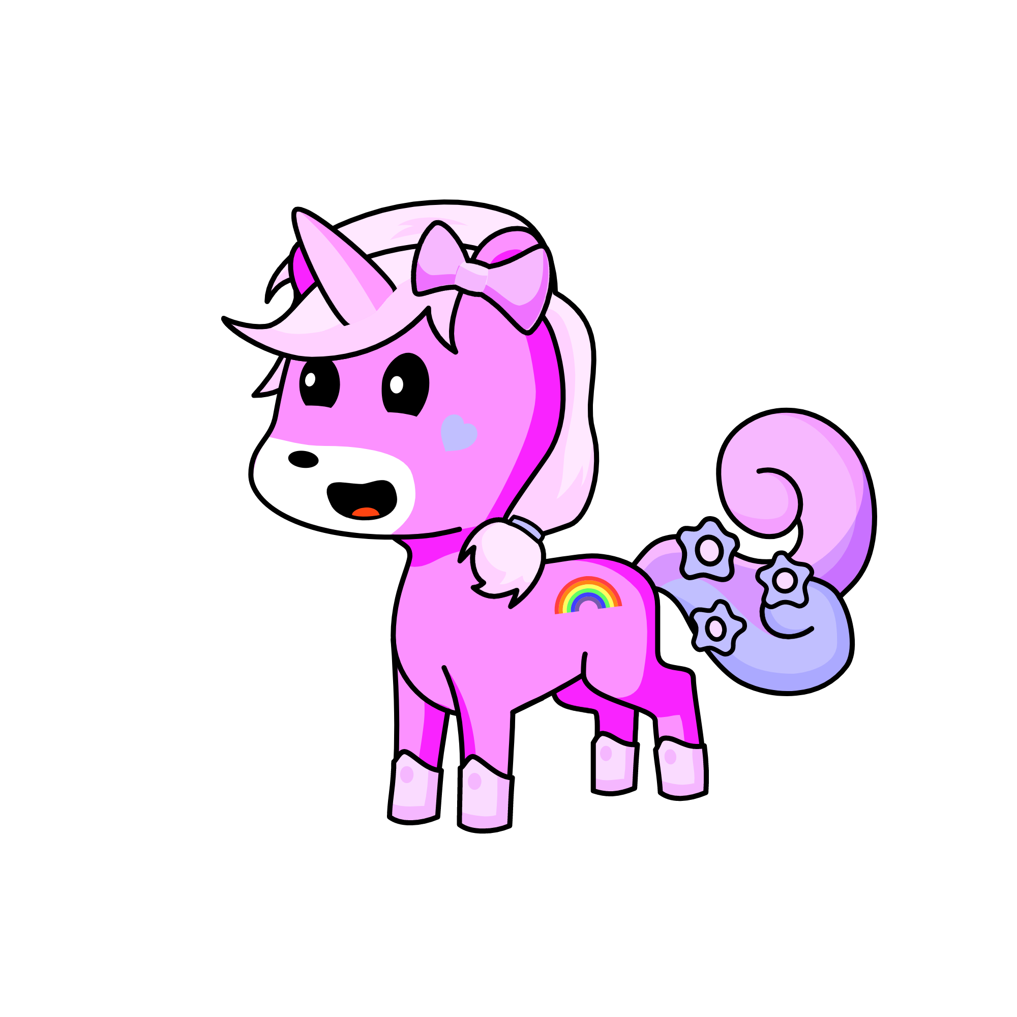 Pastel, the unicorn