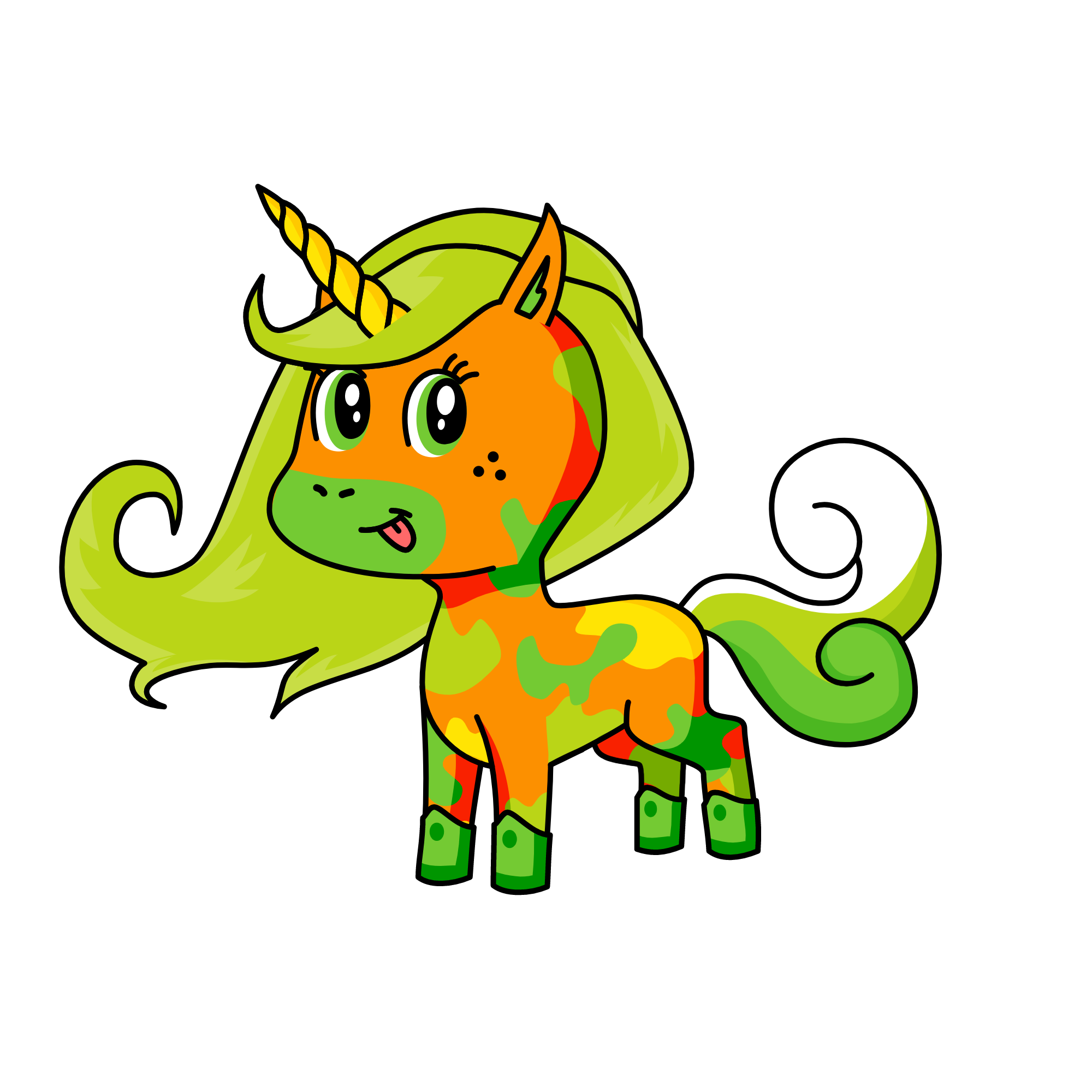 rainbow, the unicorn