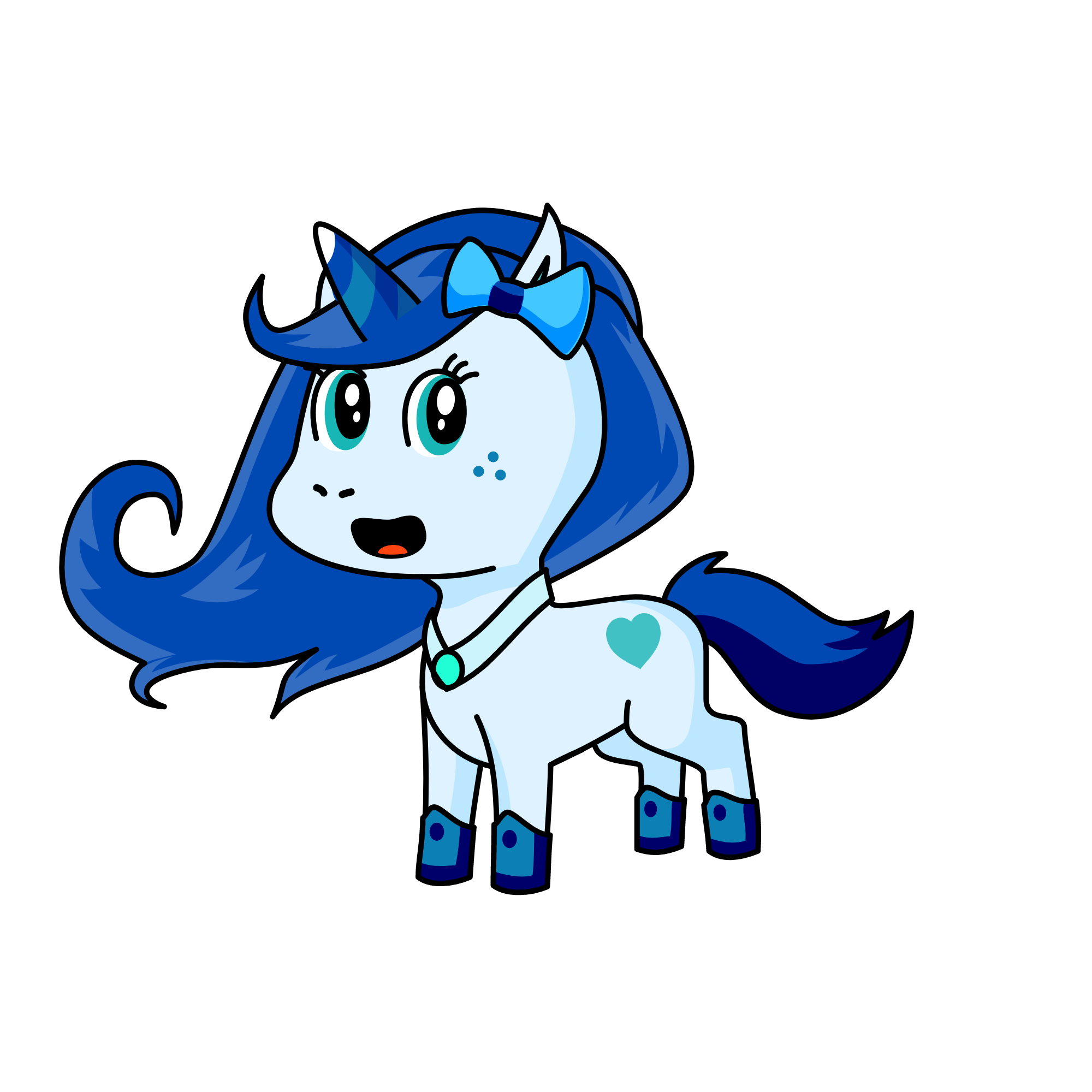 neige, the unicorn