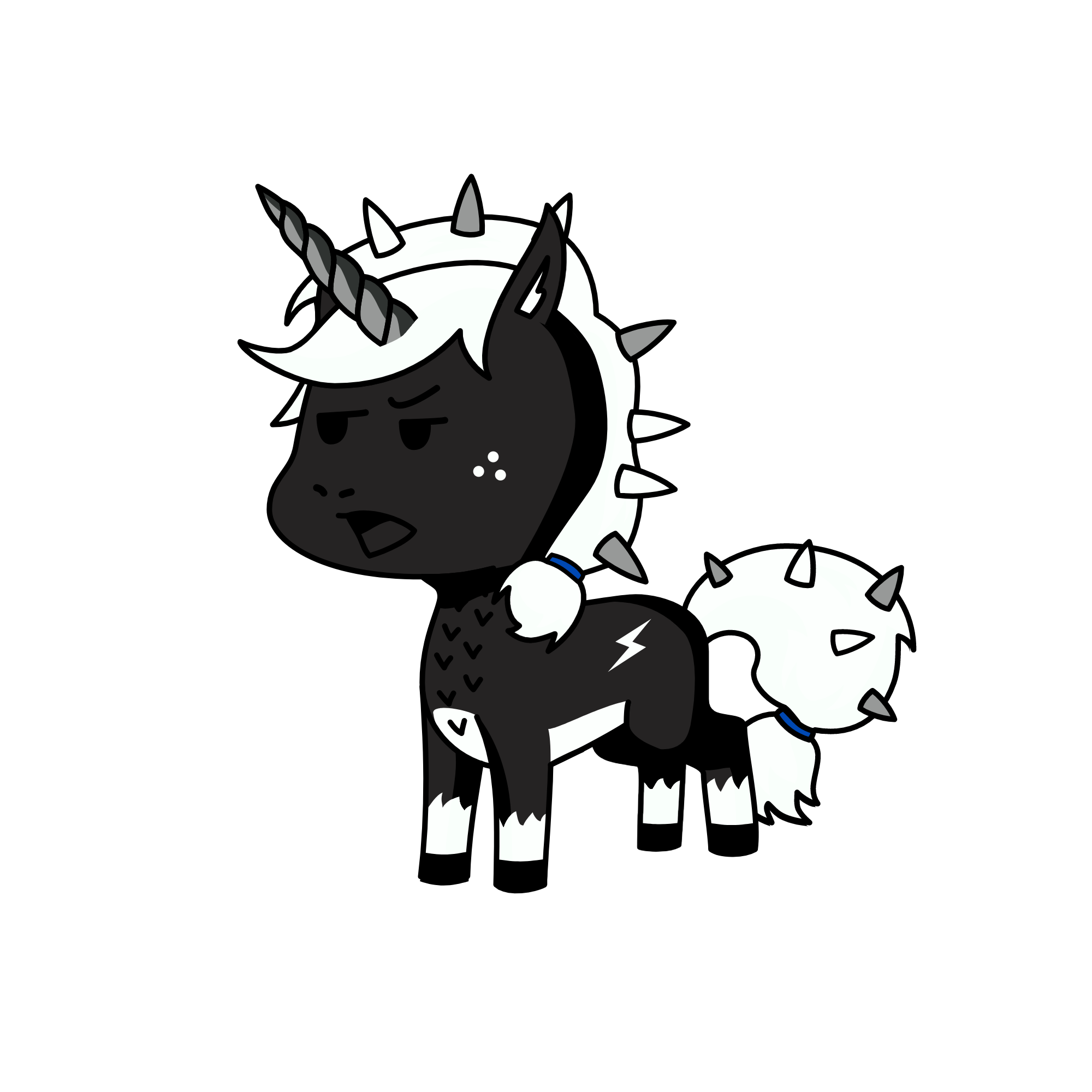 Darky, the unicorn