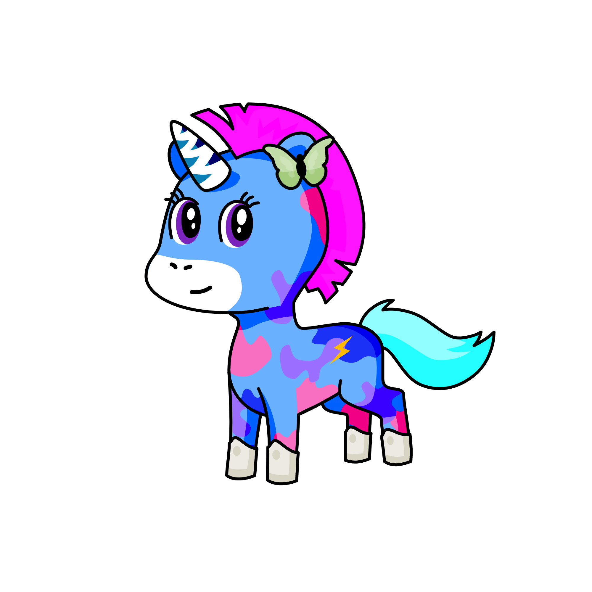 Snowy Spark, the unicorn