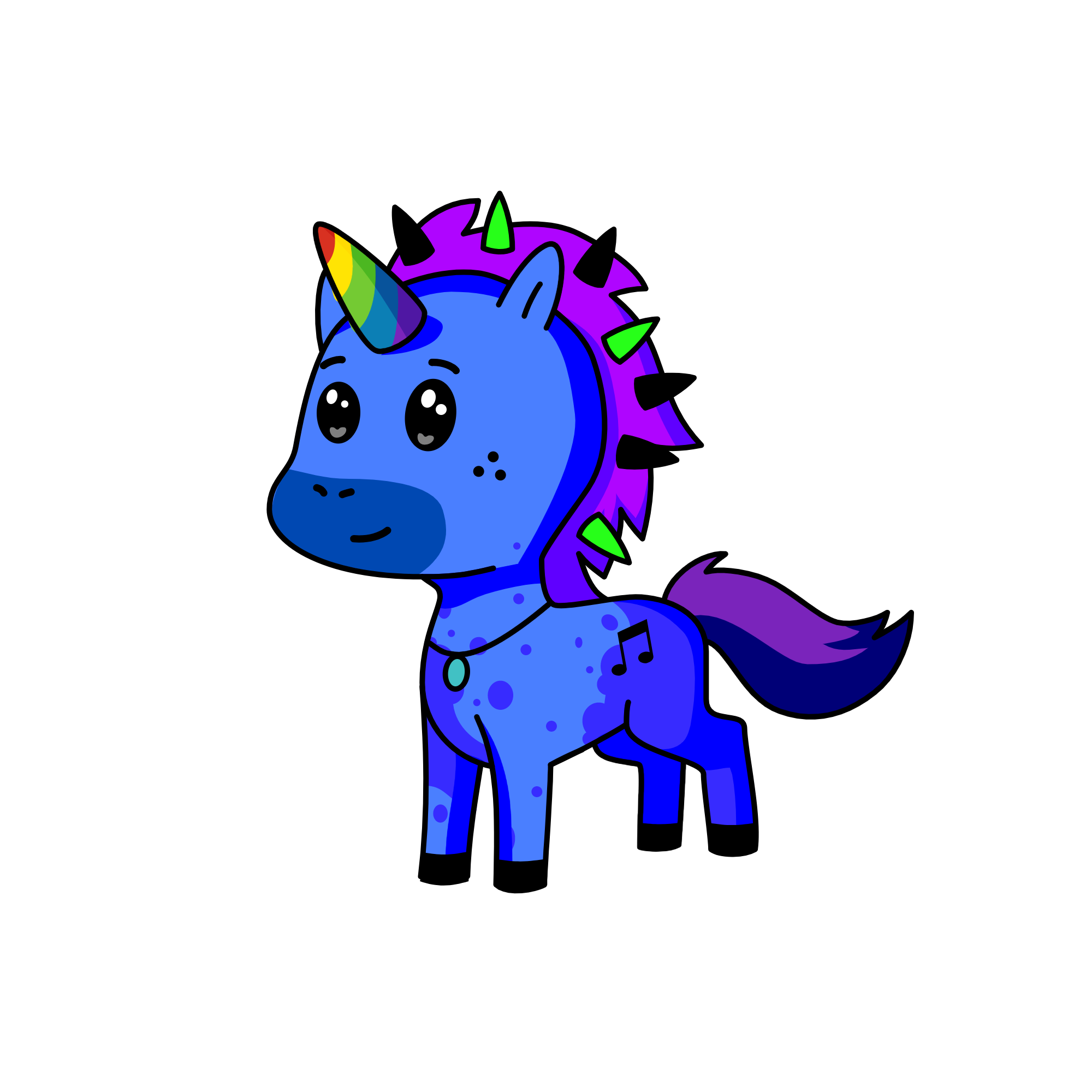 Amber, the unicorn