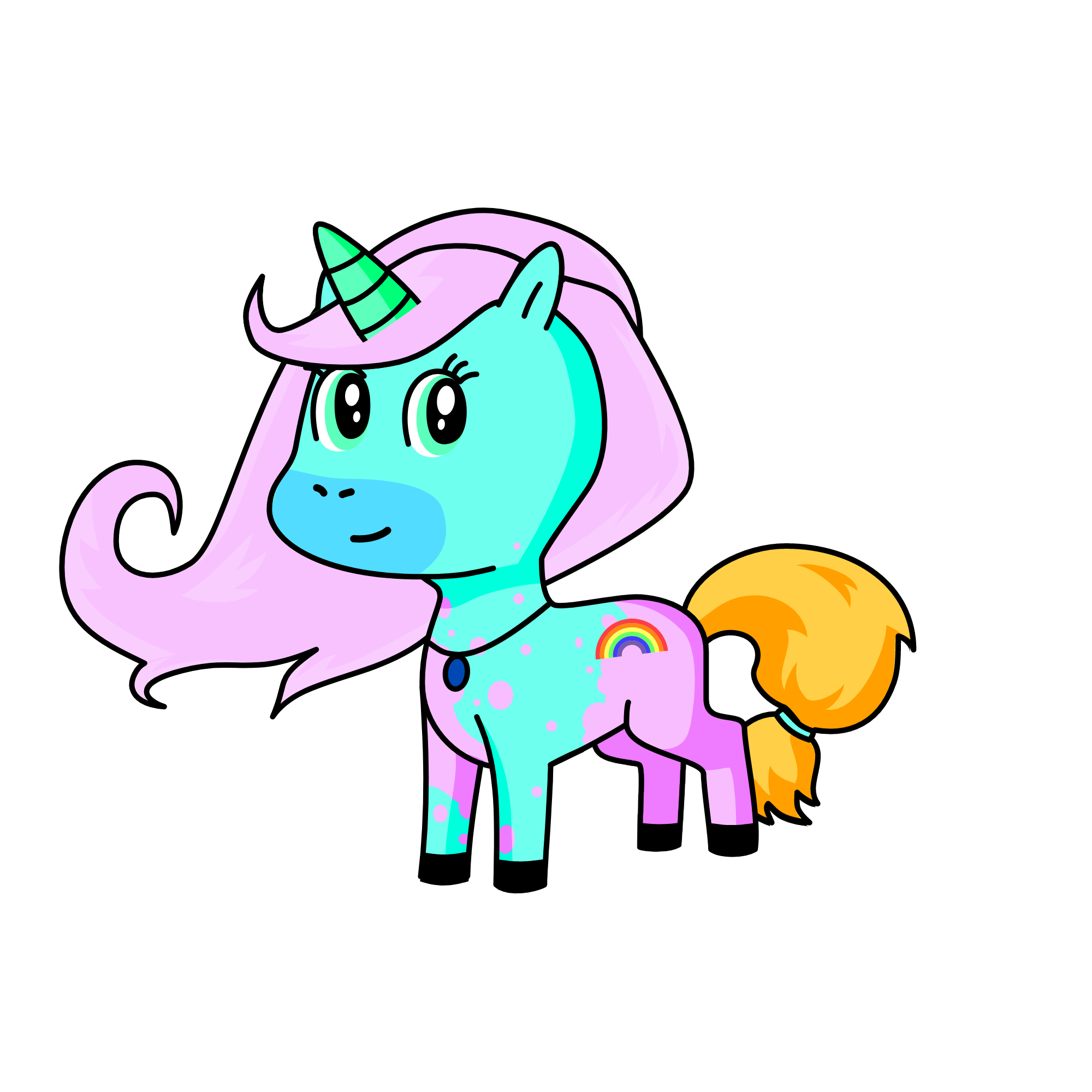 Pastel, the unicorn
