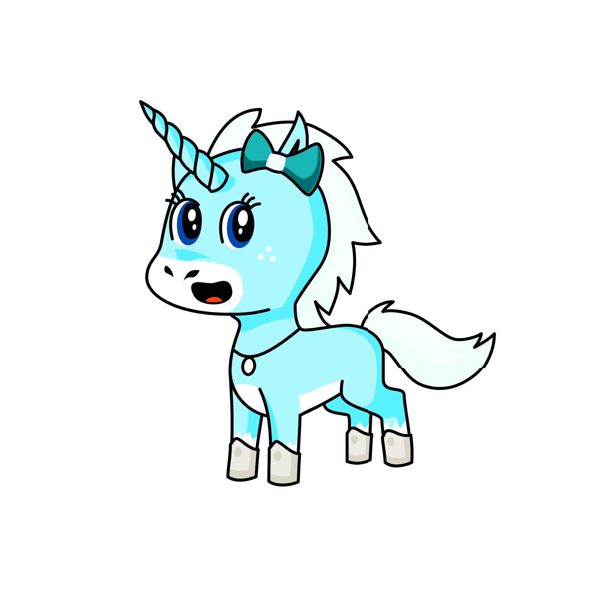 Icicle, the unicorn