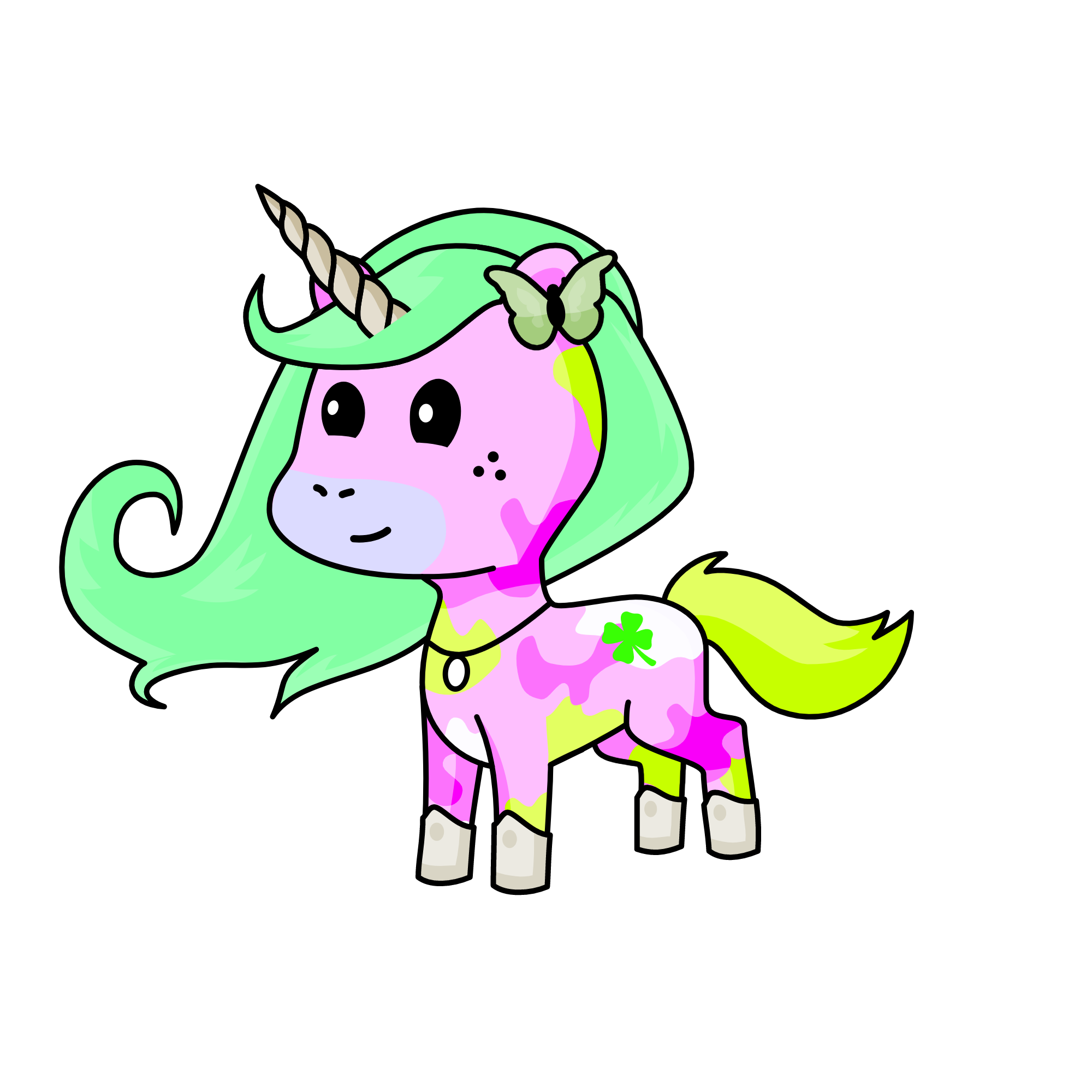 Pastel, the unicorn
