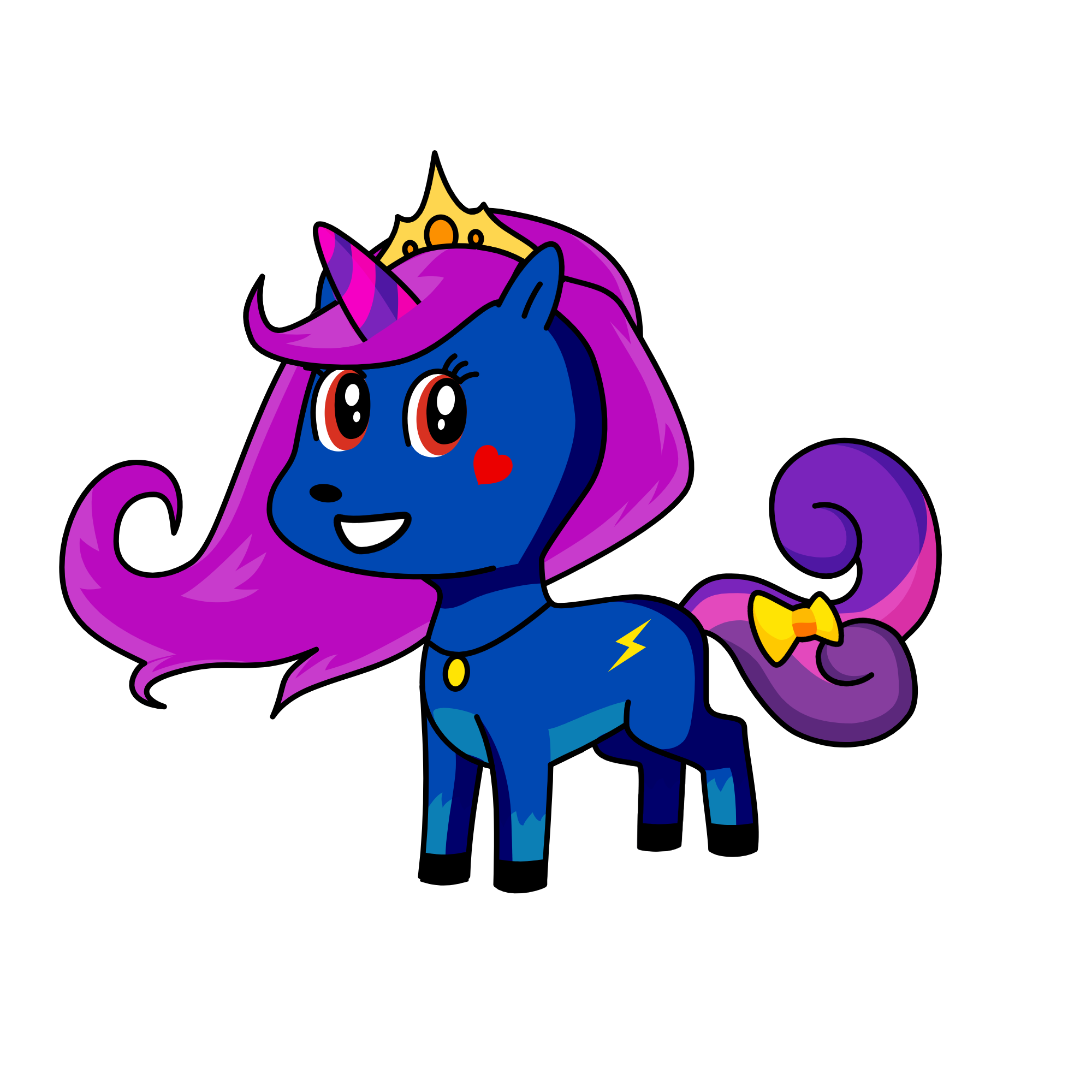 Snow Queen, the unicorn