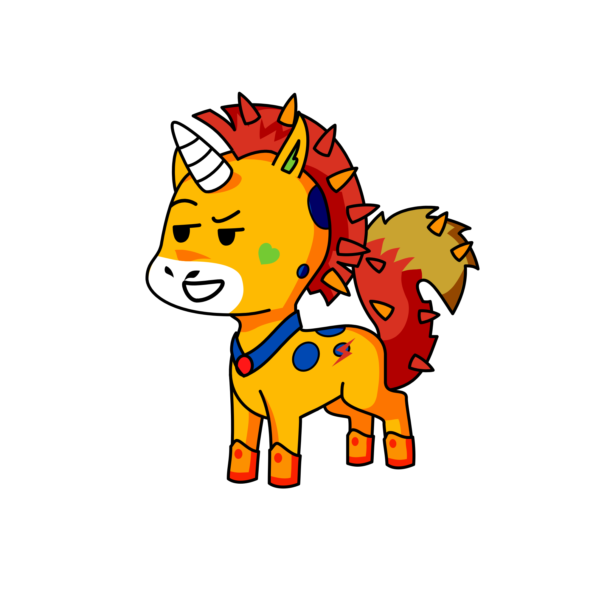 Roy dnomsed, the unicorn