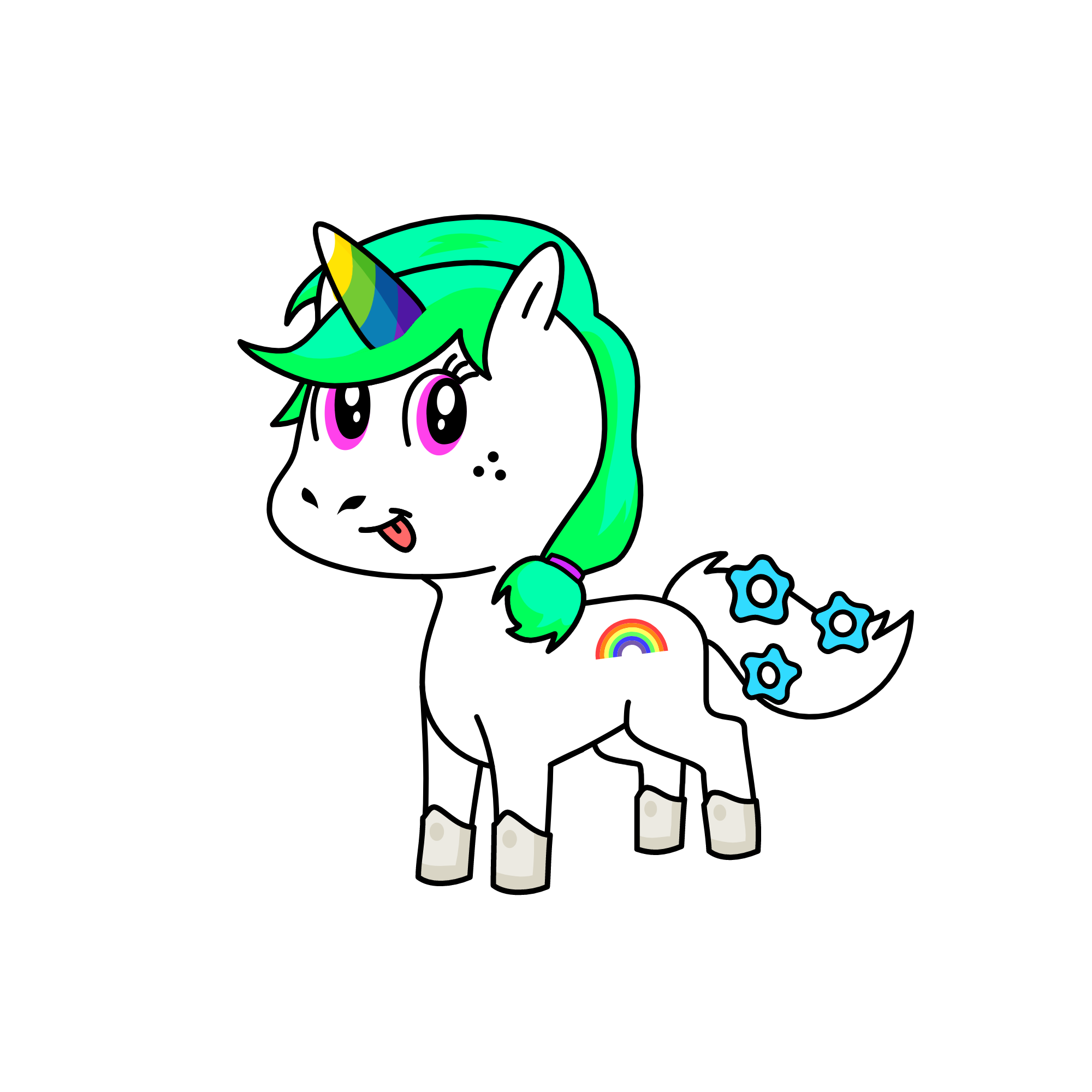 PP POP FAT K KLP, the unicorn
