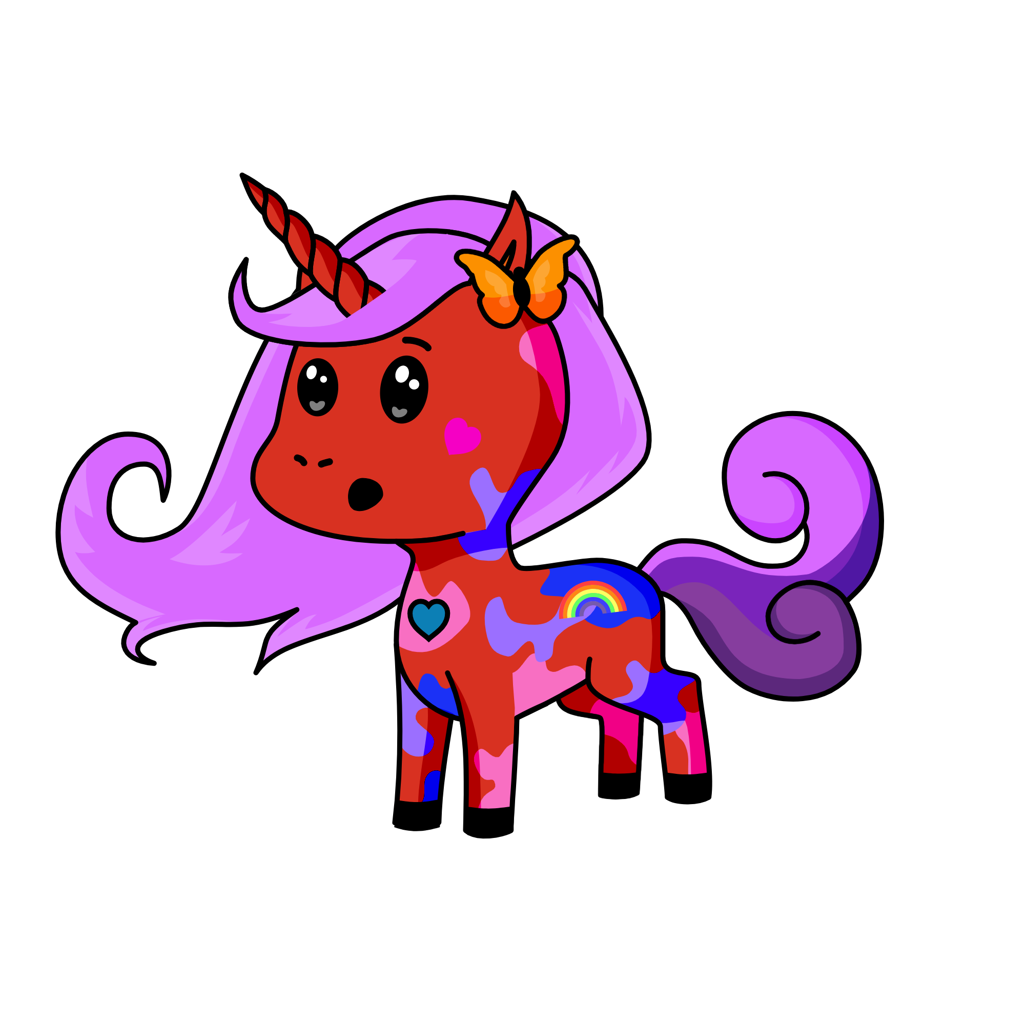 rainbow, the unicorn