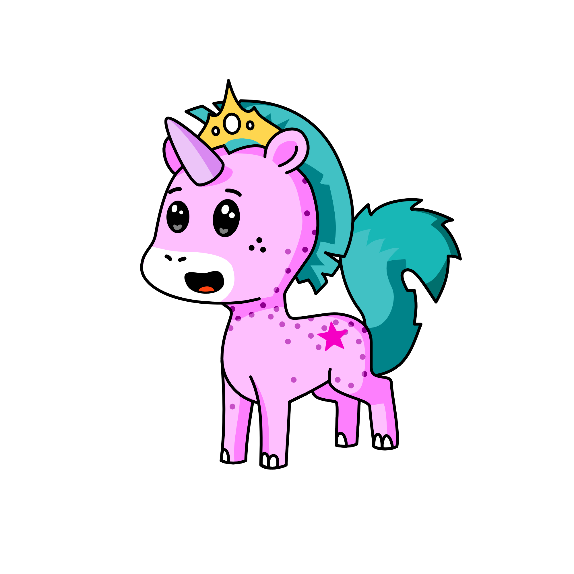 princess, the unicorn