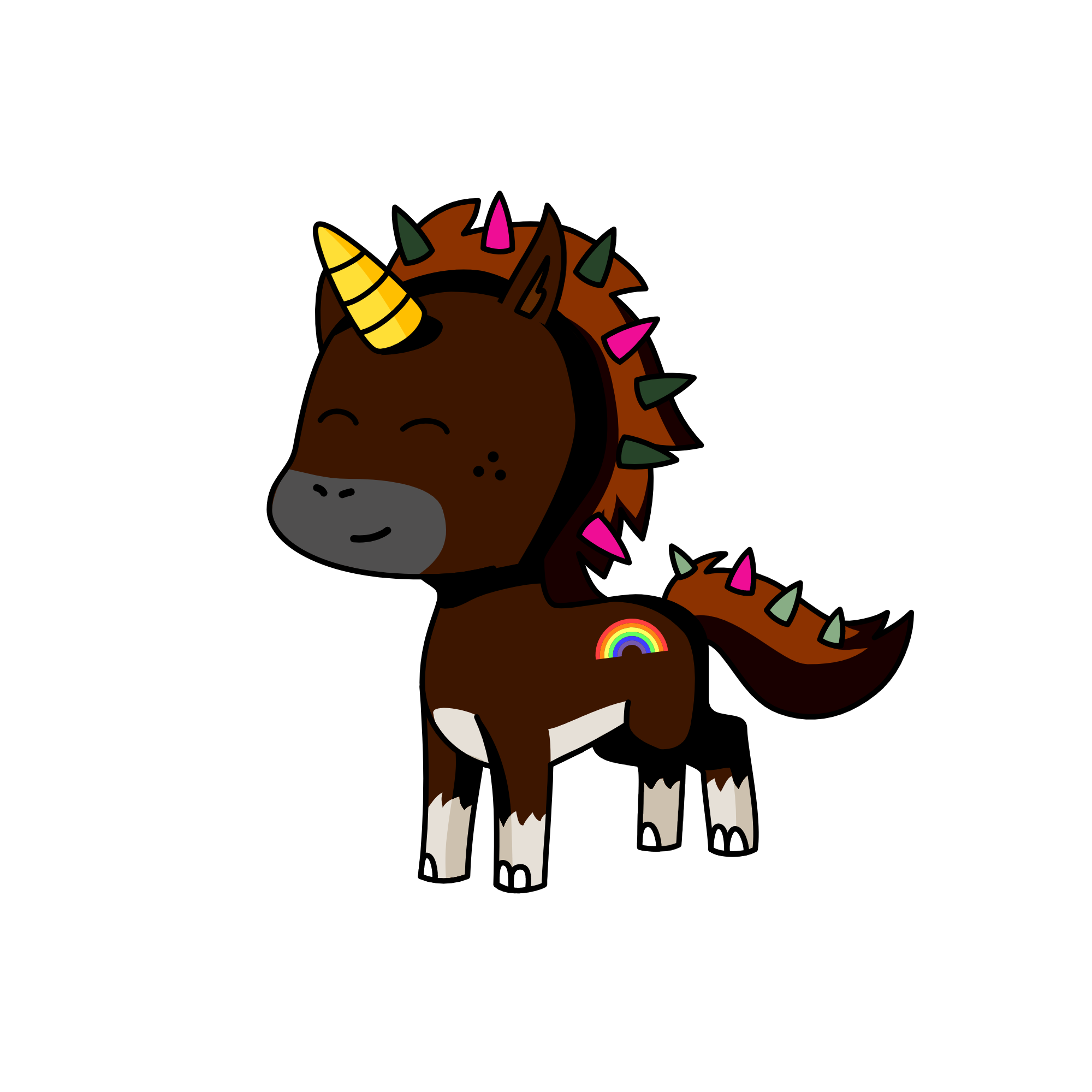 darky, the unicorn