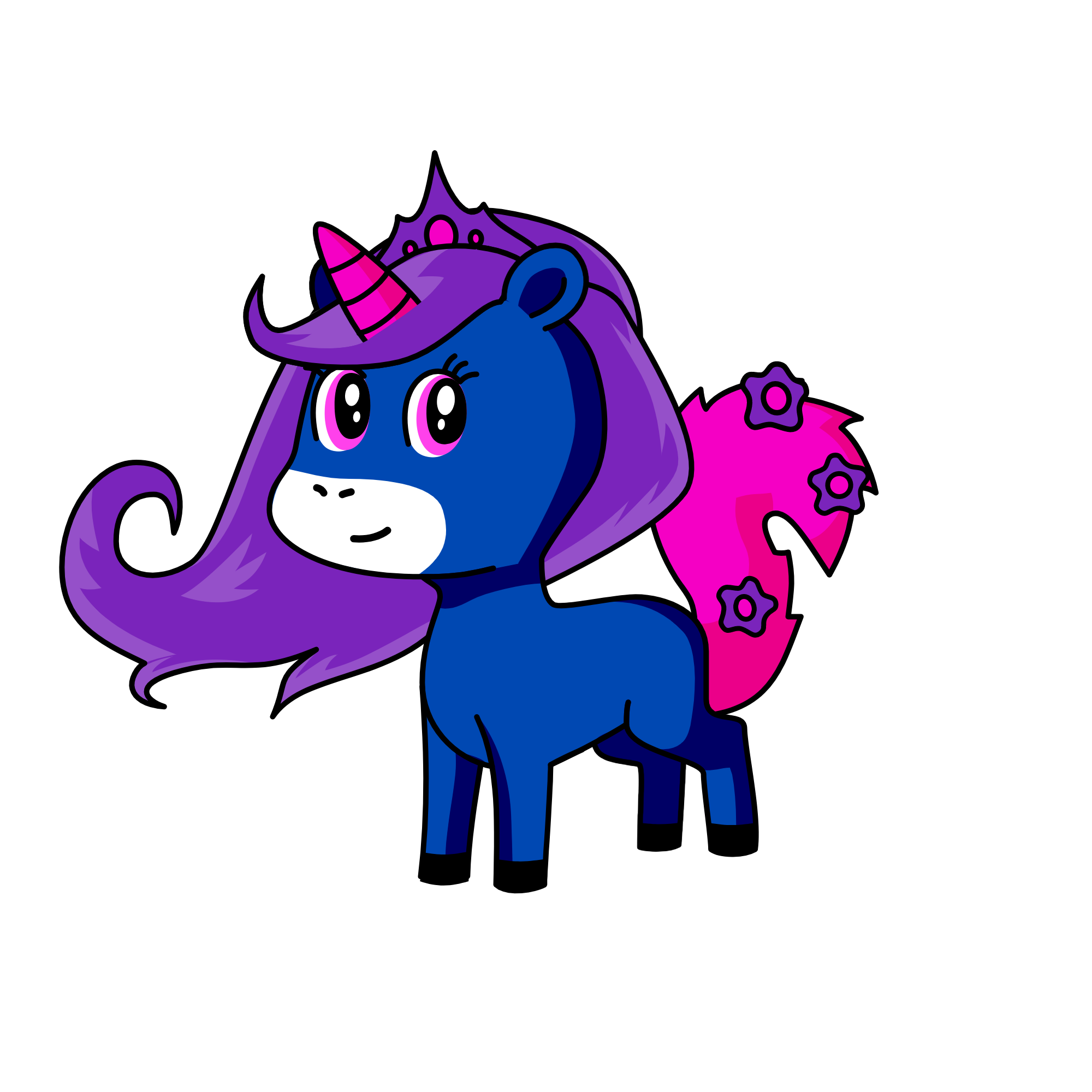 Frozen Twilight, the unicorn
