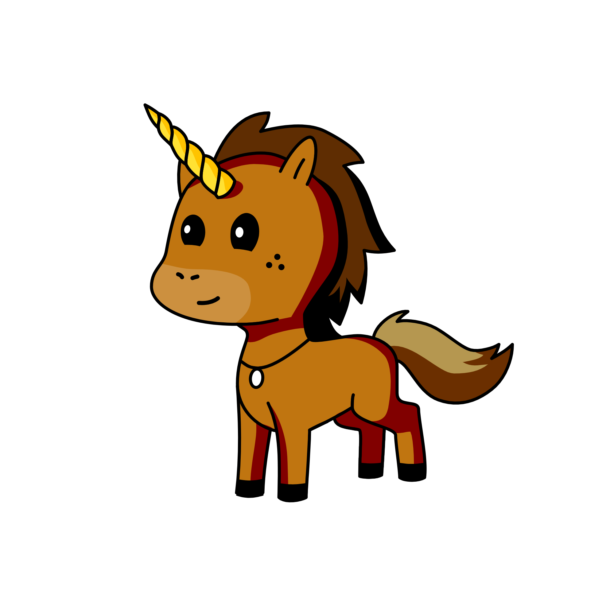 Brownie, the unicorn