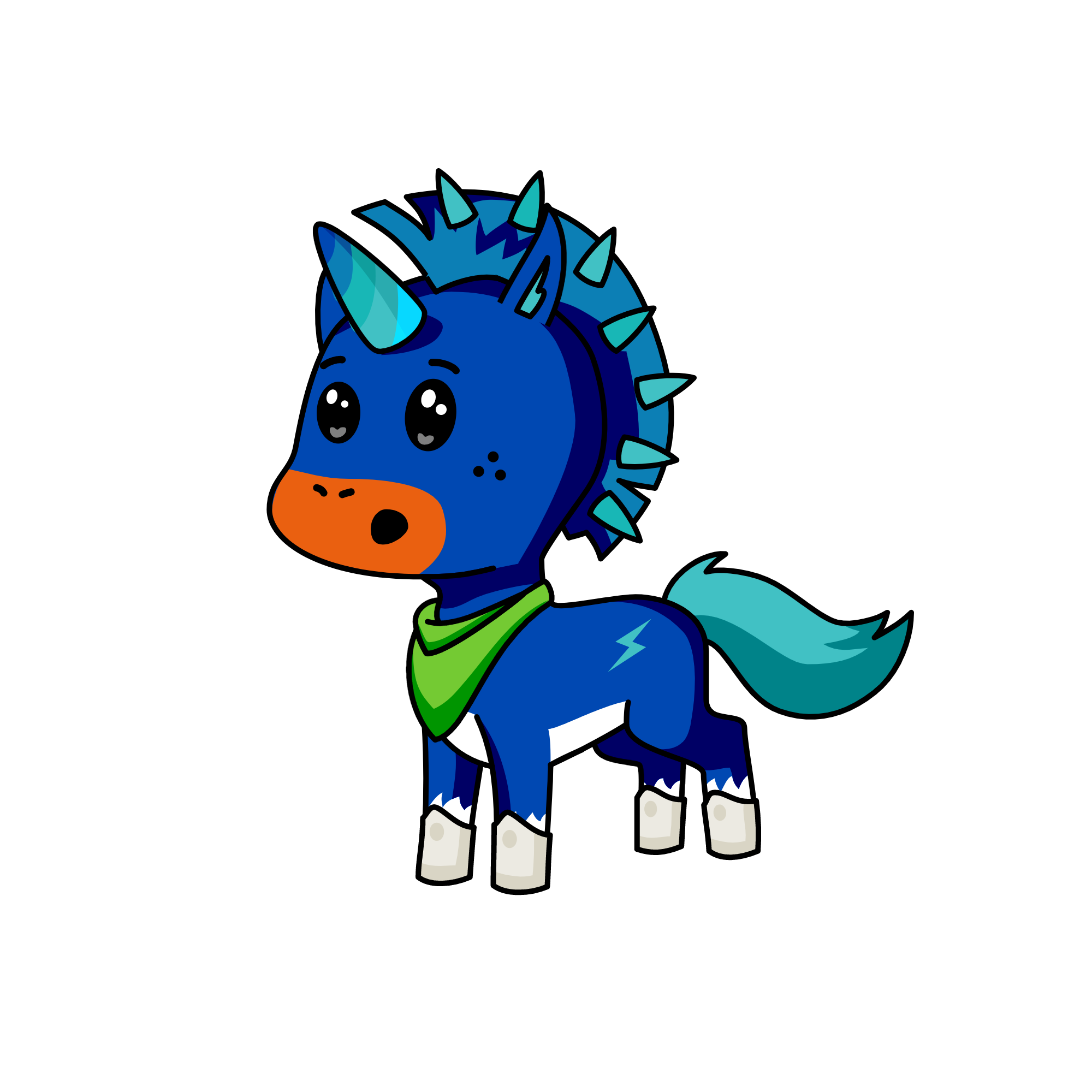 d, the unicorn