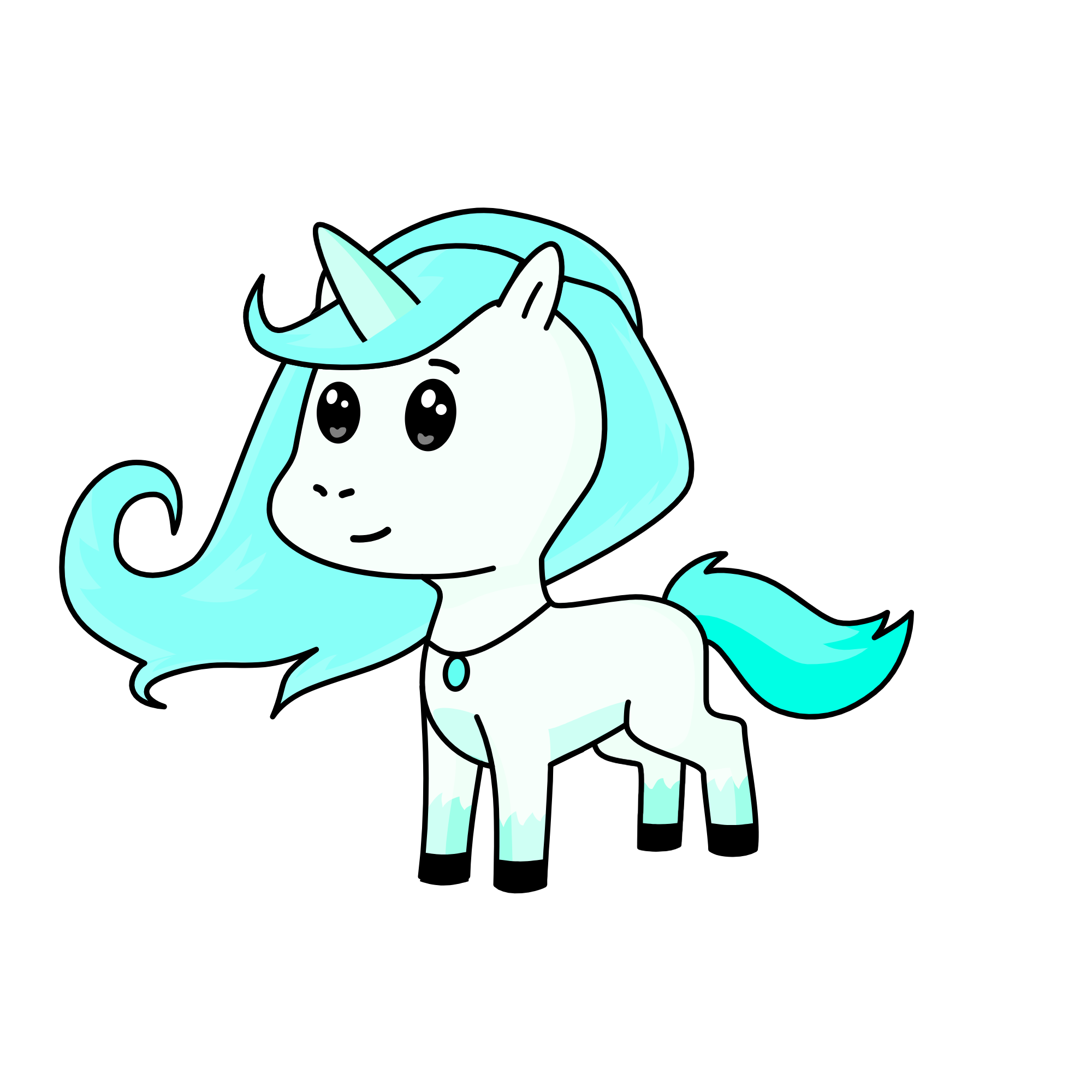 Winter, the unicorn