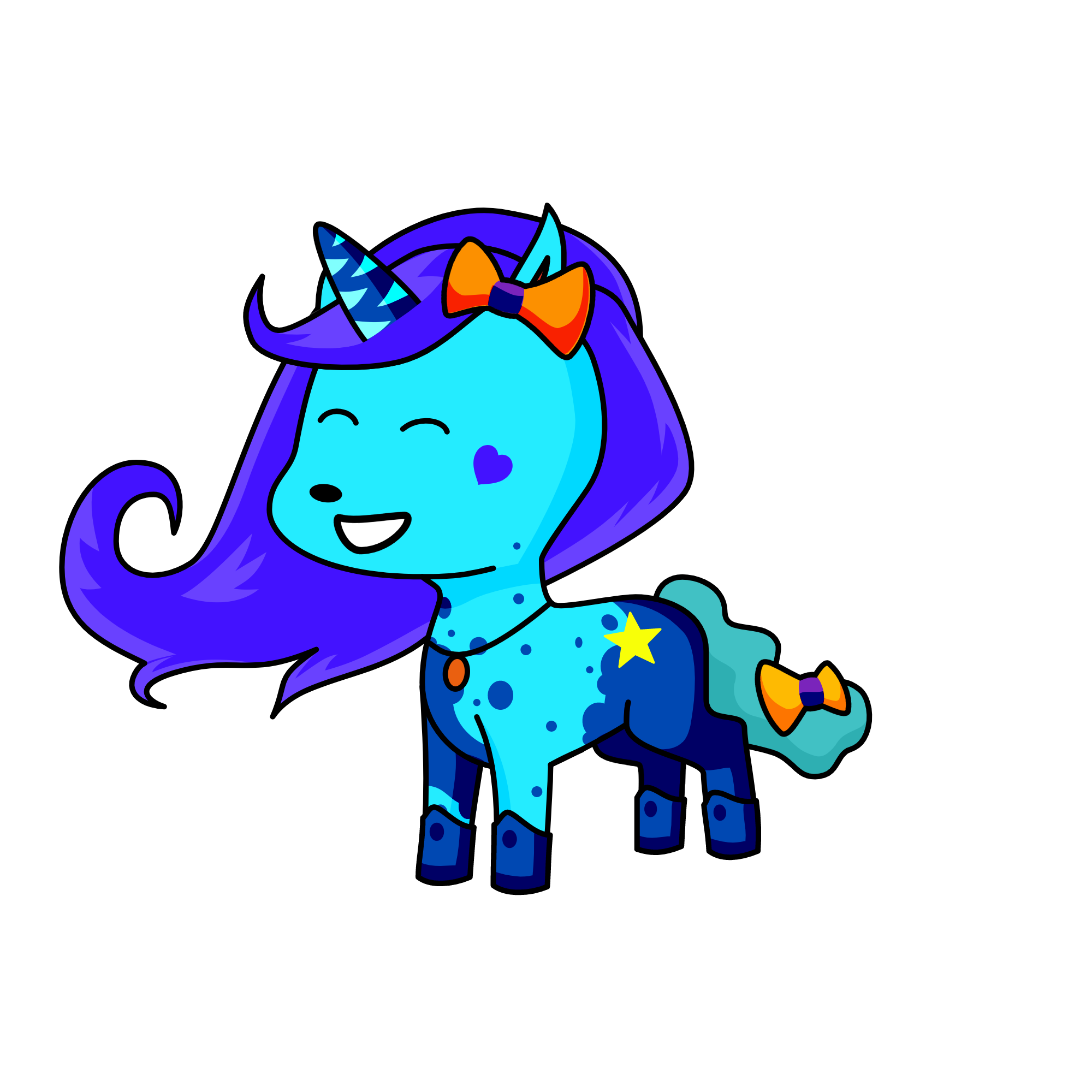 ice queen, the unicorn