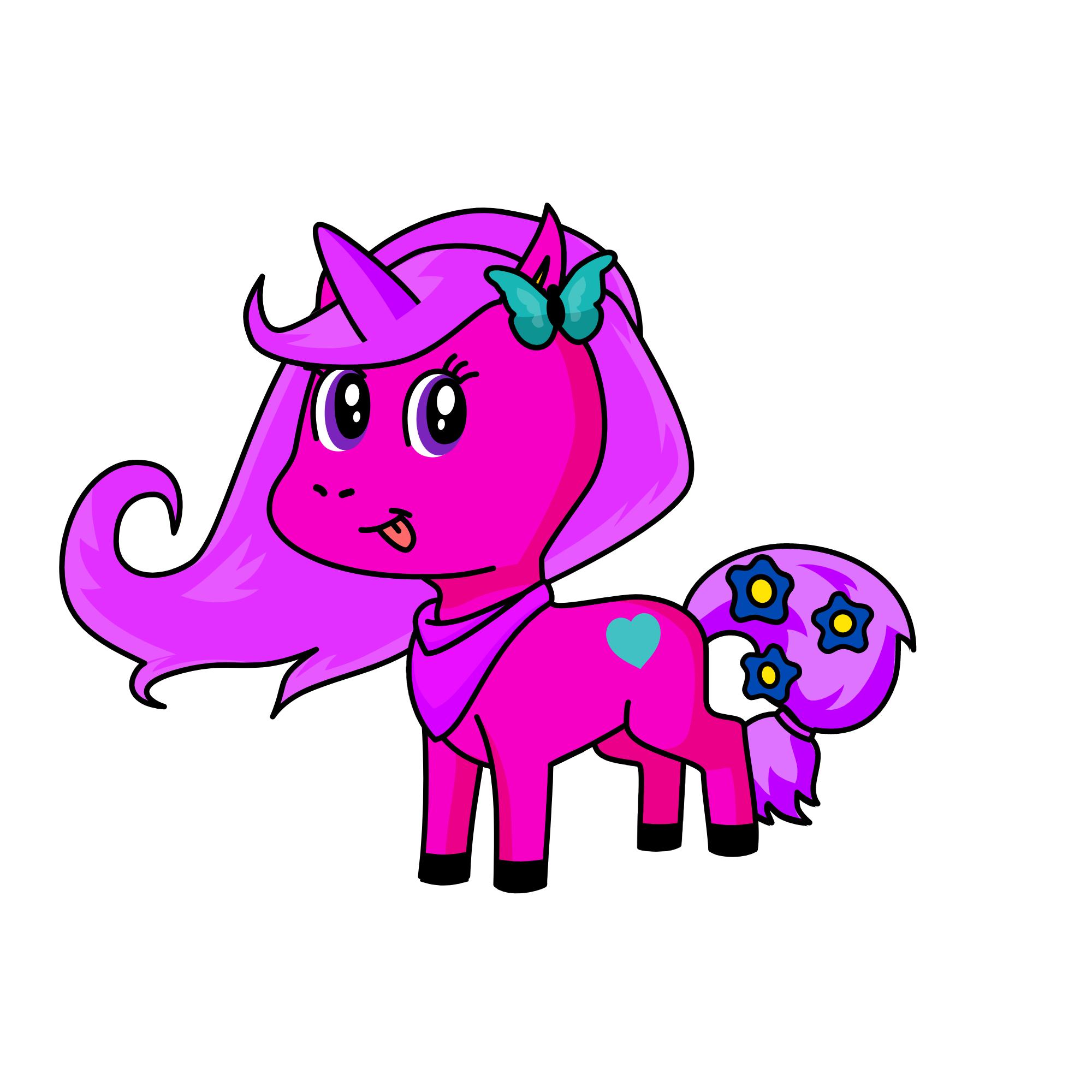 Moonlight, the unicorn