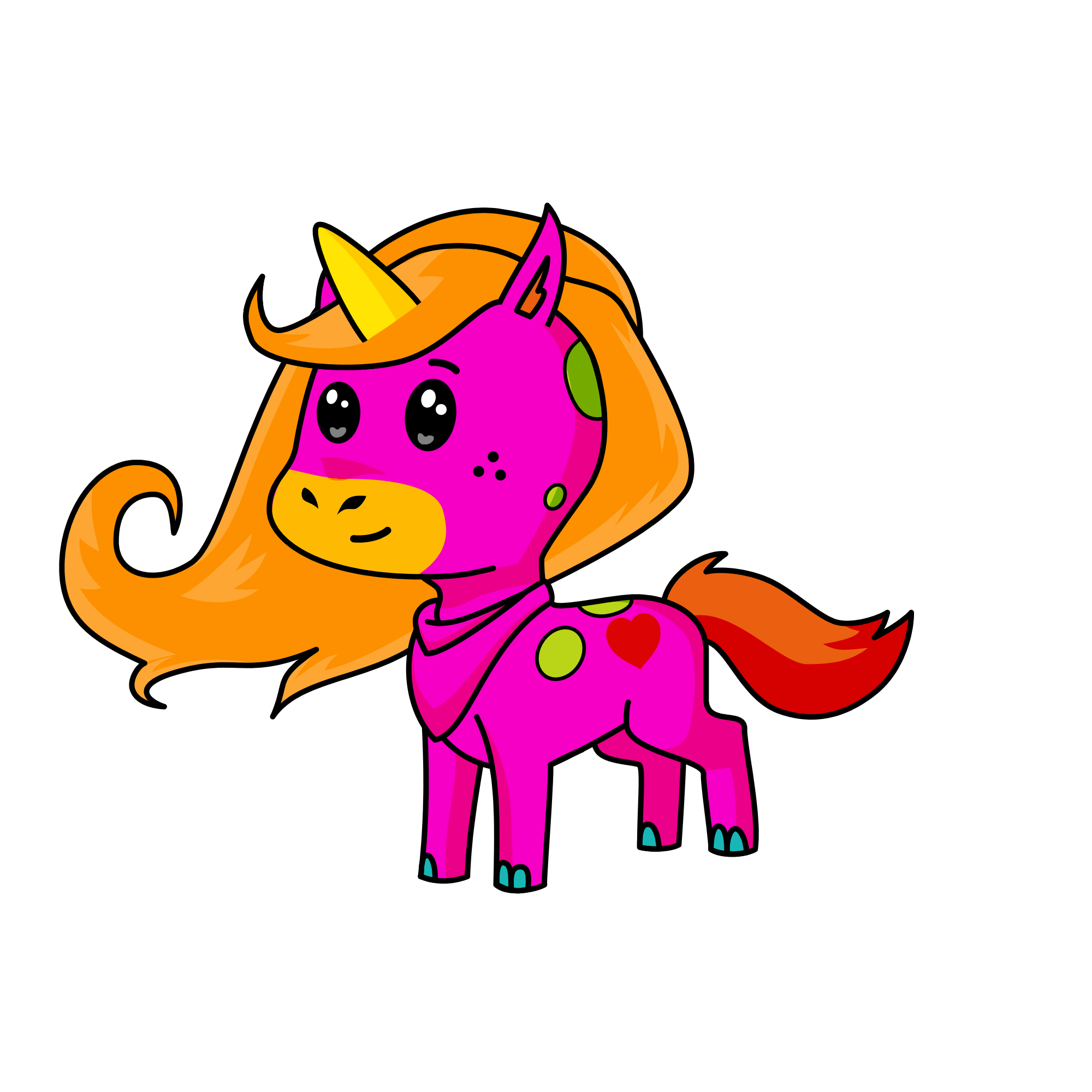 Lulú star sqaud, the unicorn