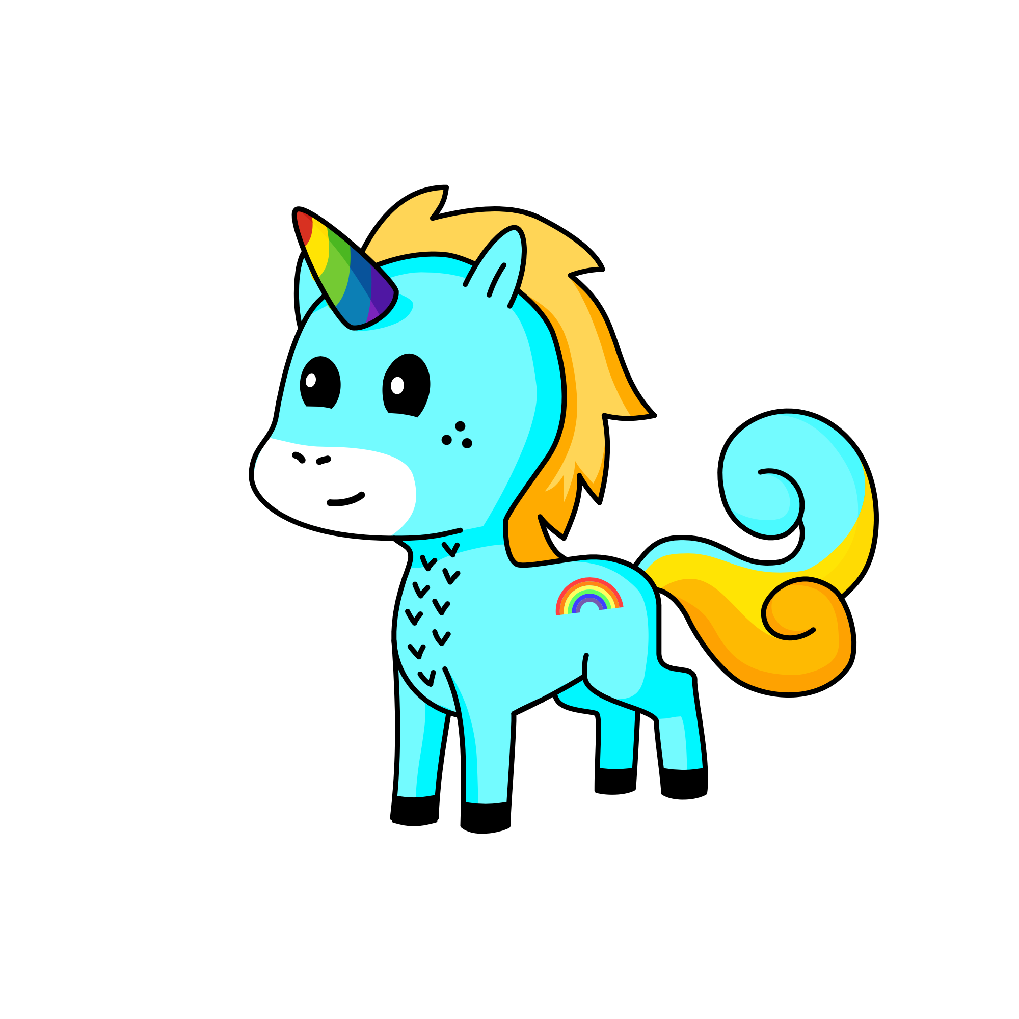 Choco, the unicorn