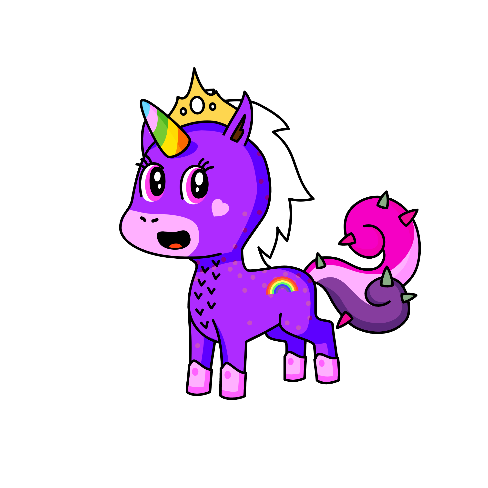 Rainbowlish, the unicorn