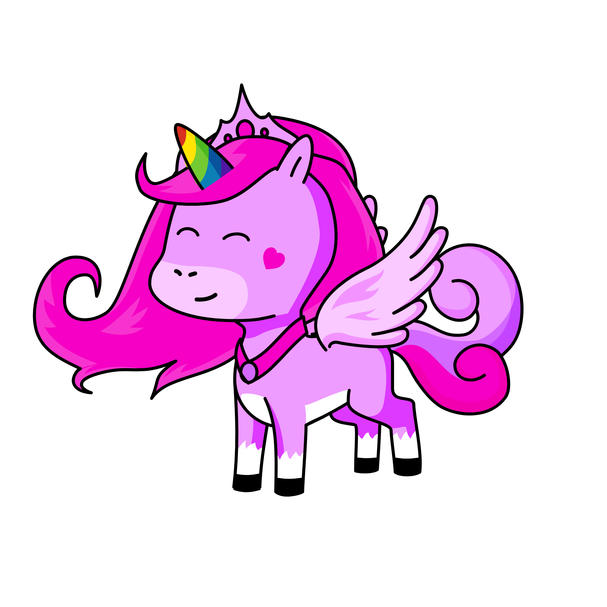 Queen Elen, the unicorn