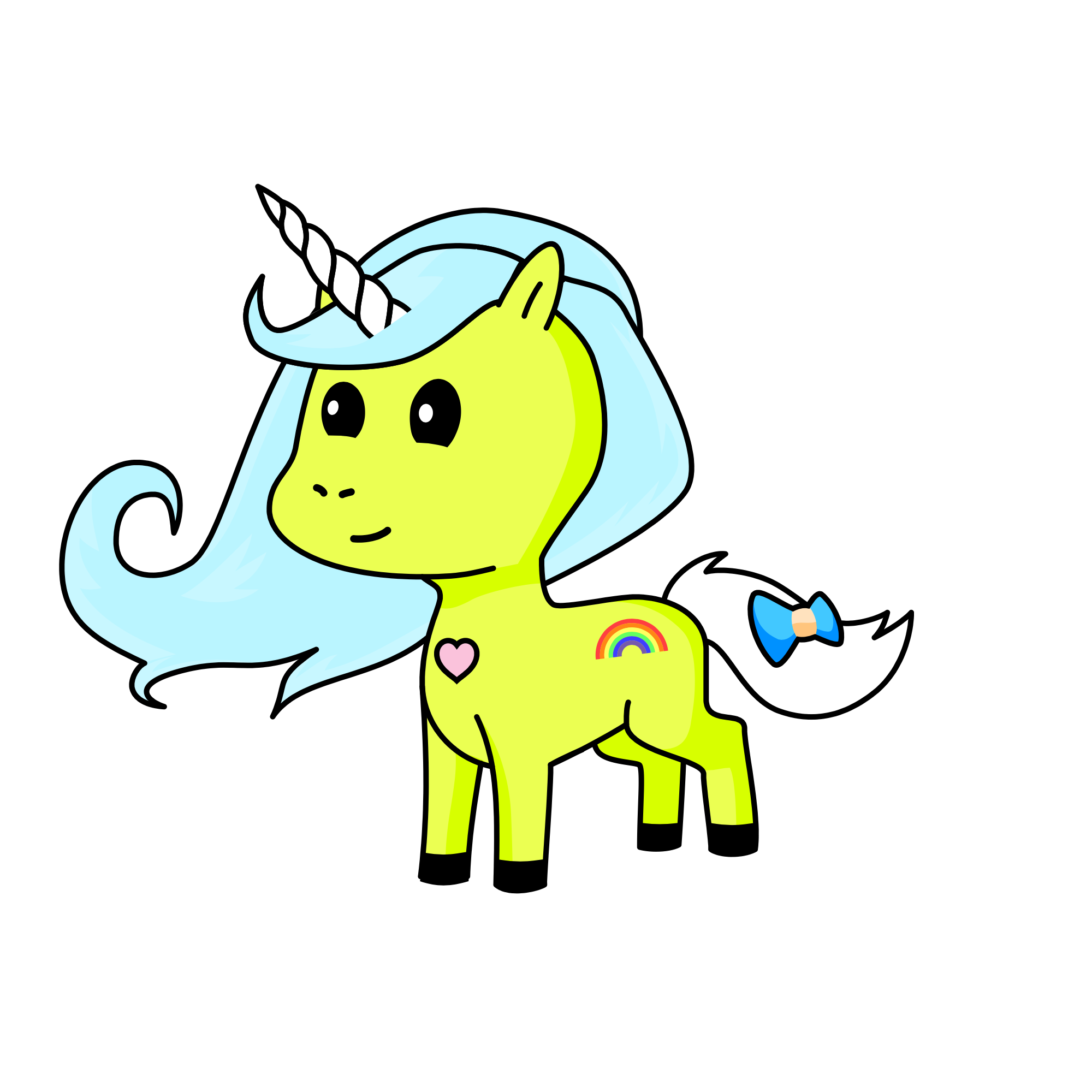 Ponpon, the unicorn