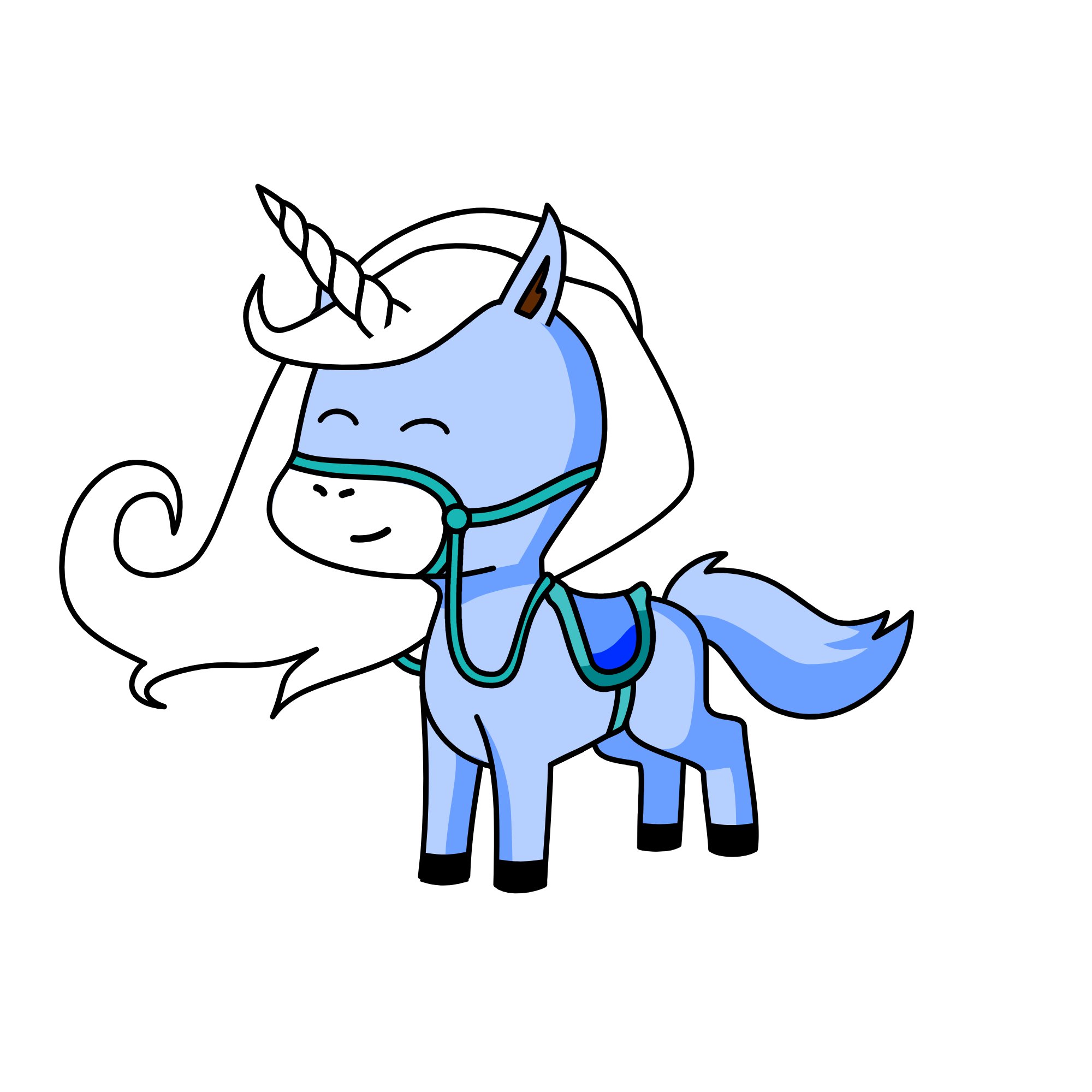 Snow Flake, the unicorn