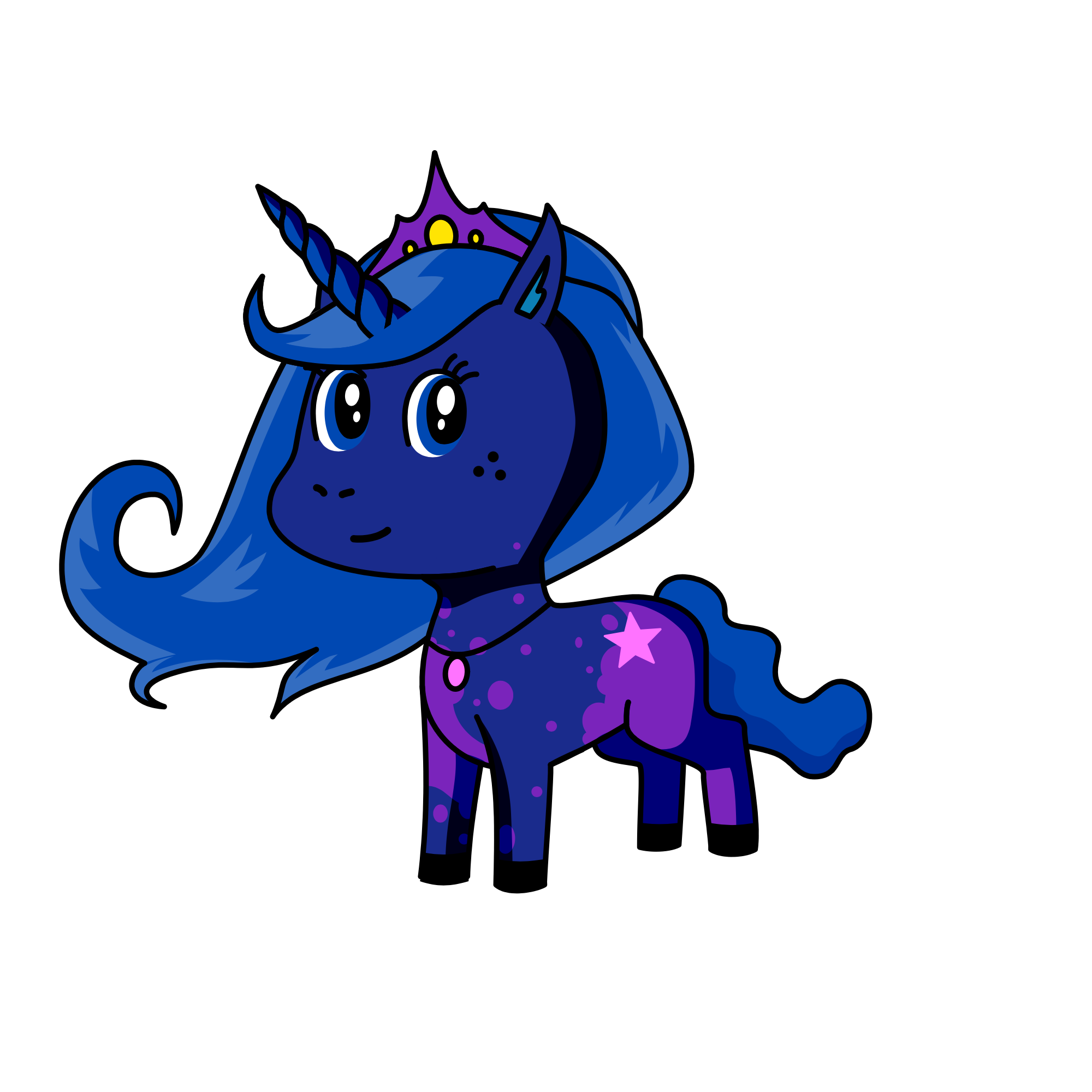 Princess Luna, the unicorn