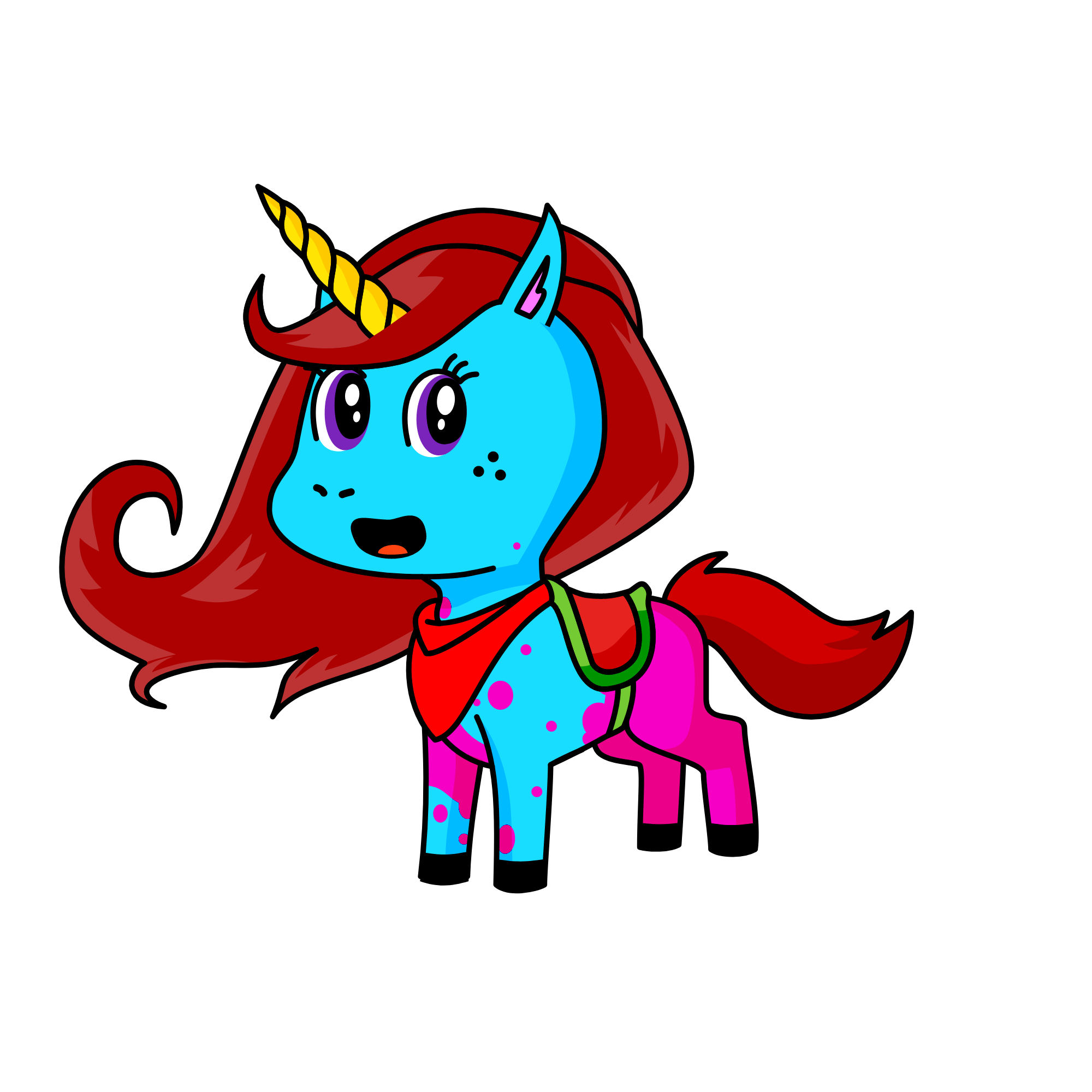 cowgirla, the unicorn