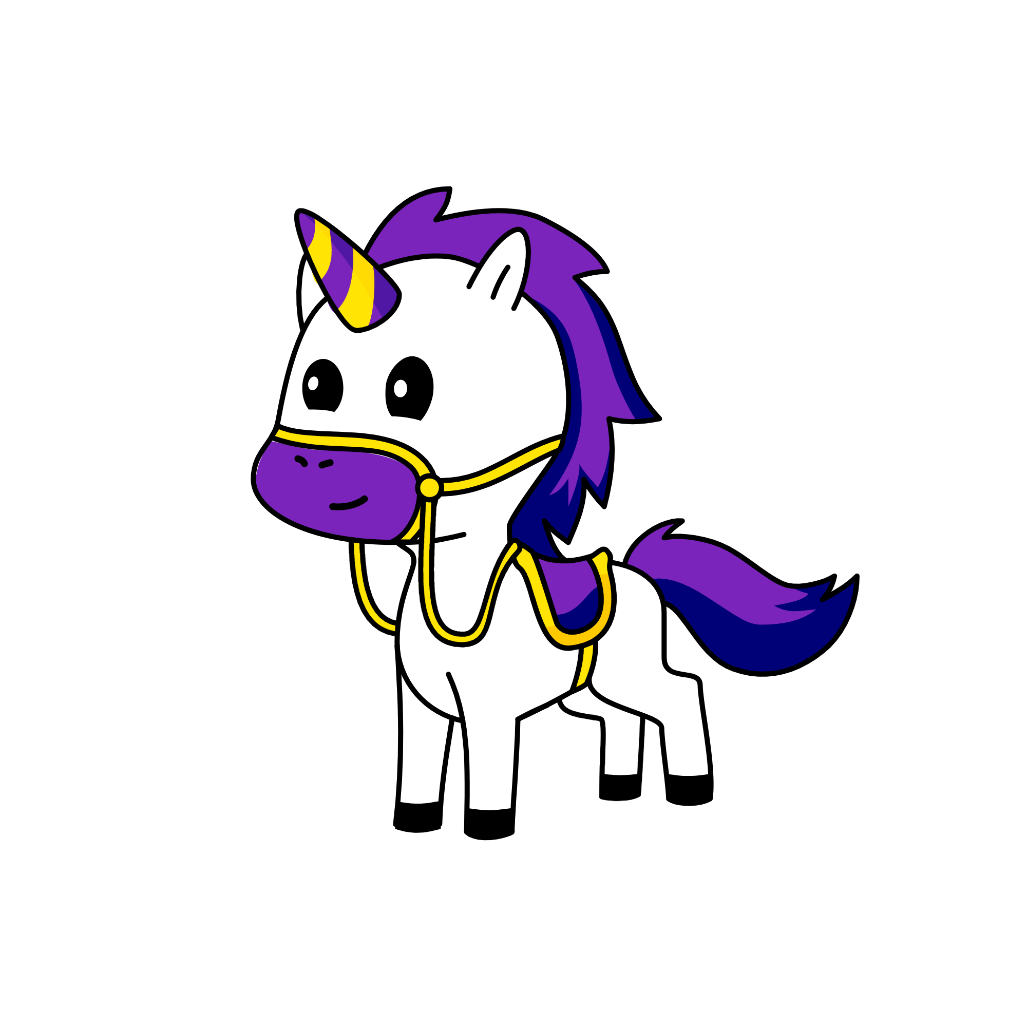 Sapphire, the unicorn
