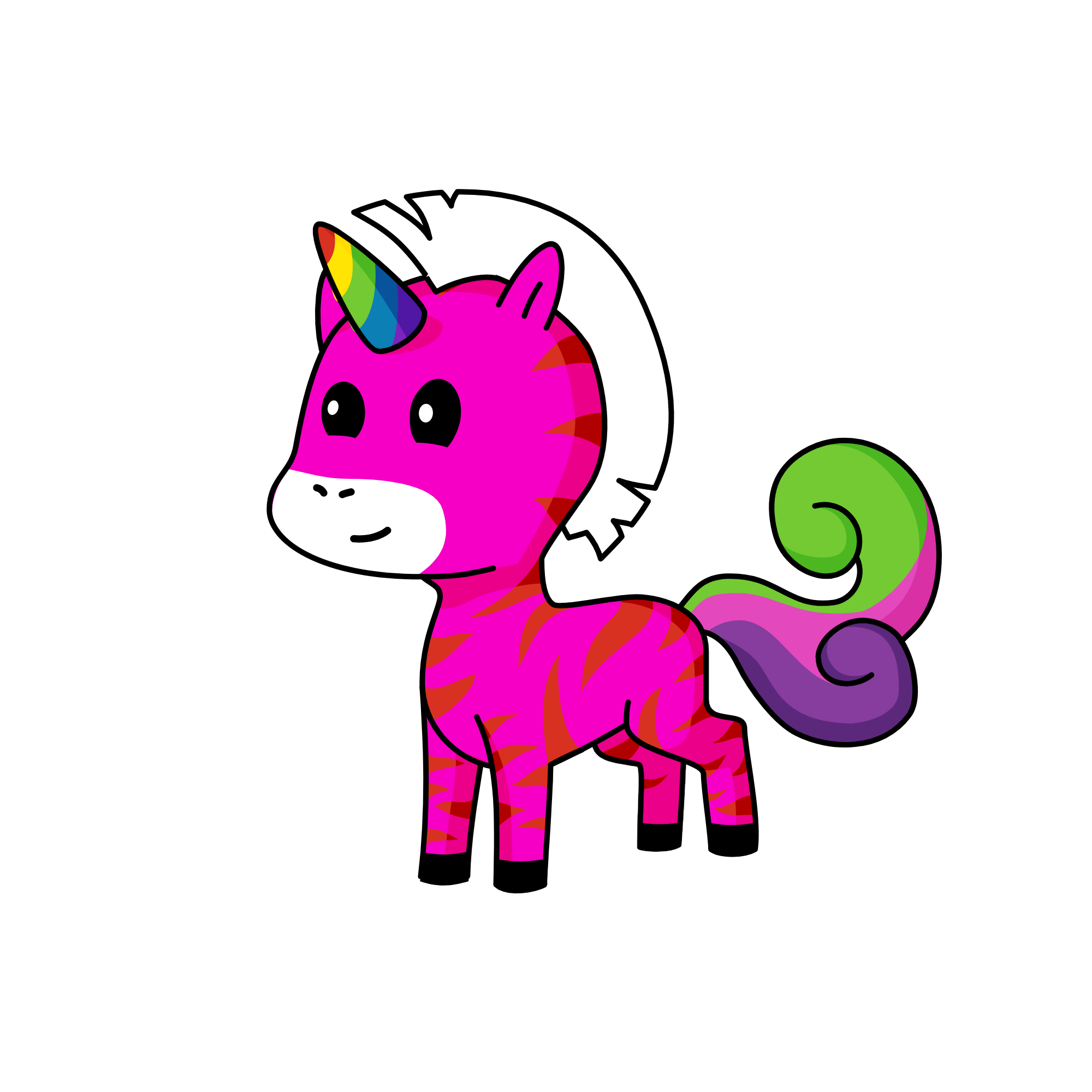 Rainbow of My Life, the unicorn