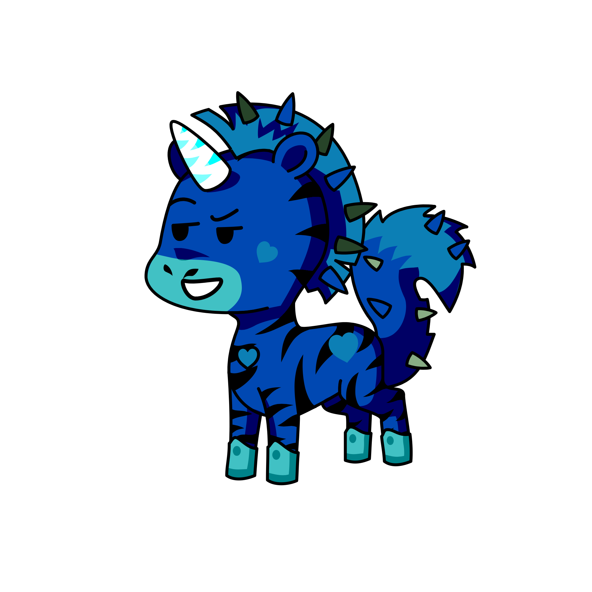 Mr. Ice, the unicorn
