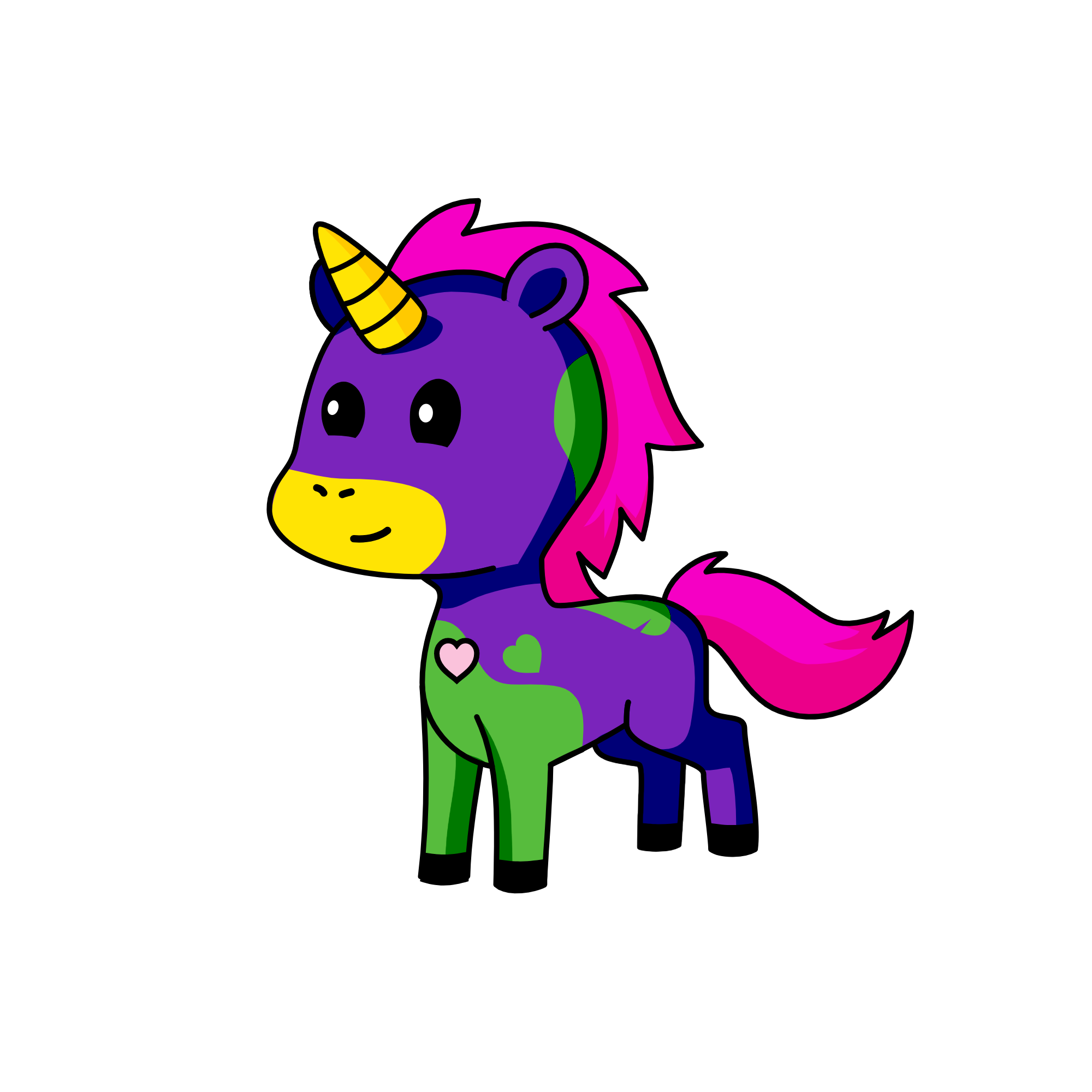 rainbow, the unicorn