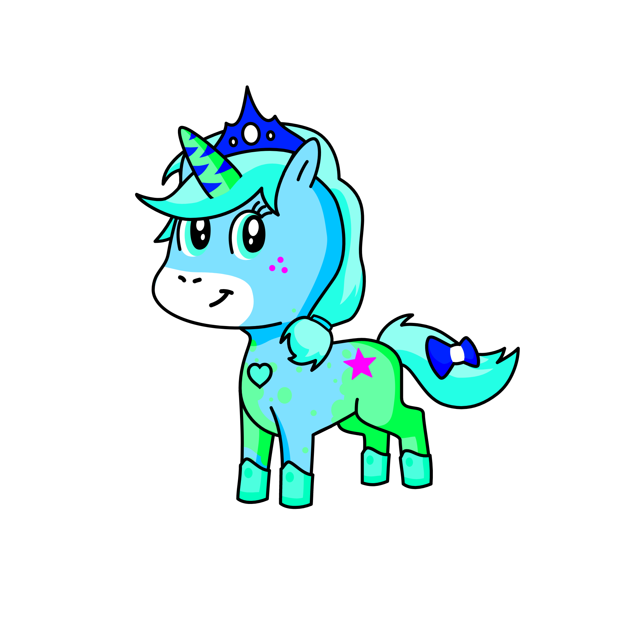 Copito bonito, the unicorn