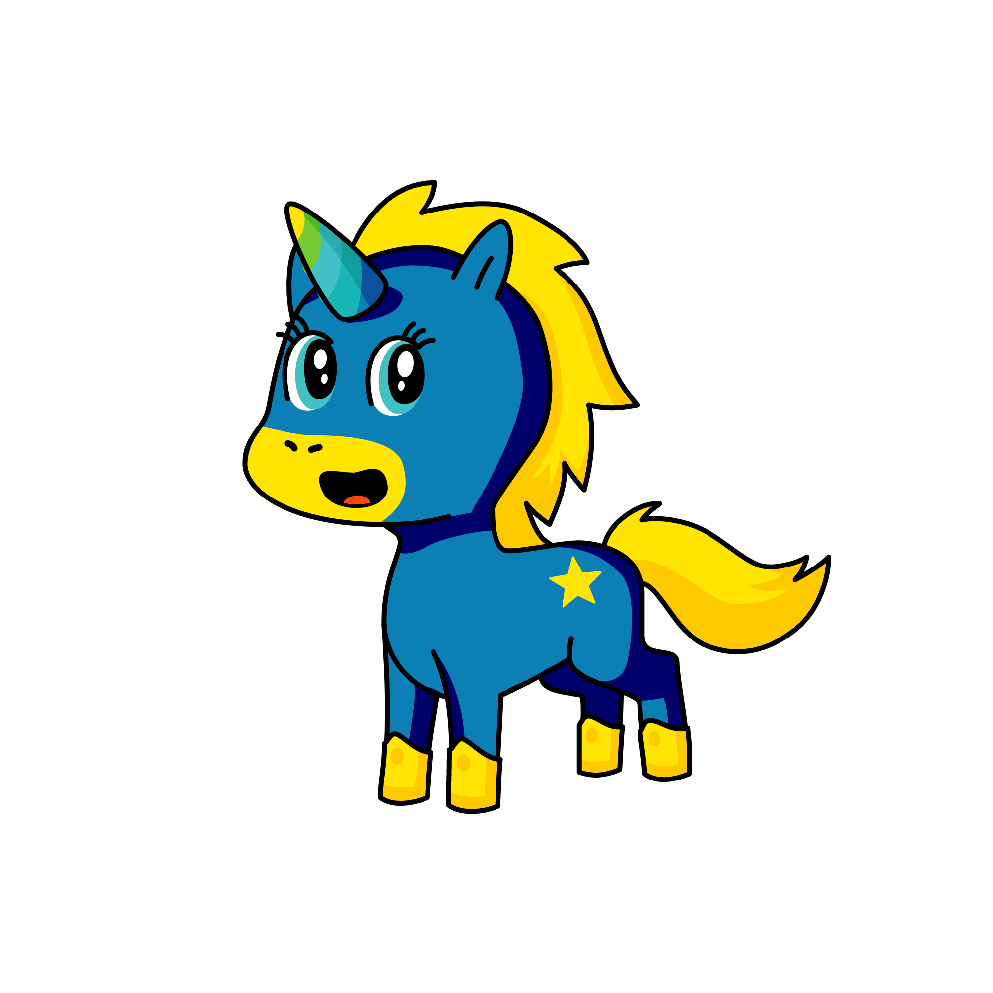 mid night, the unicorn