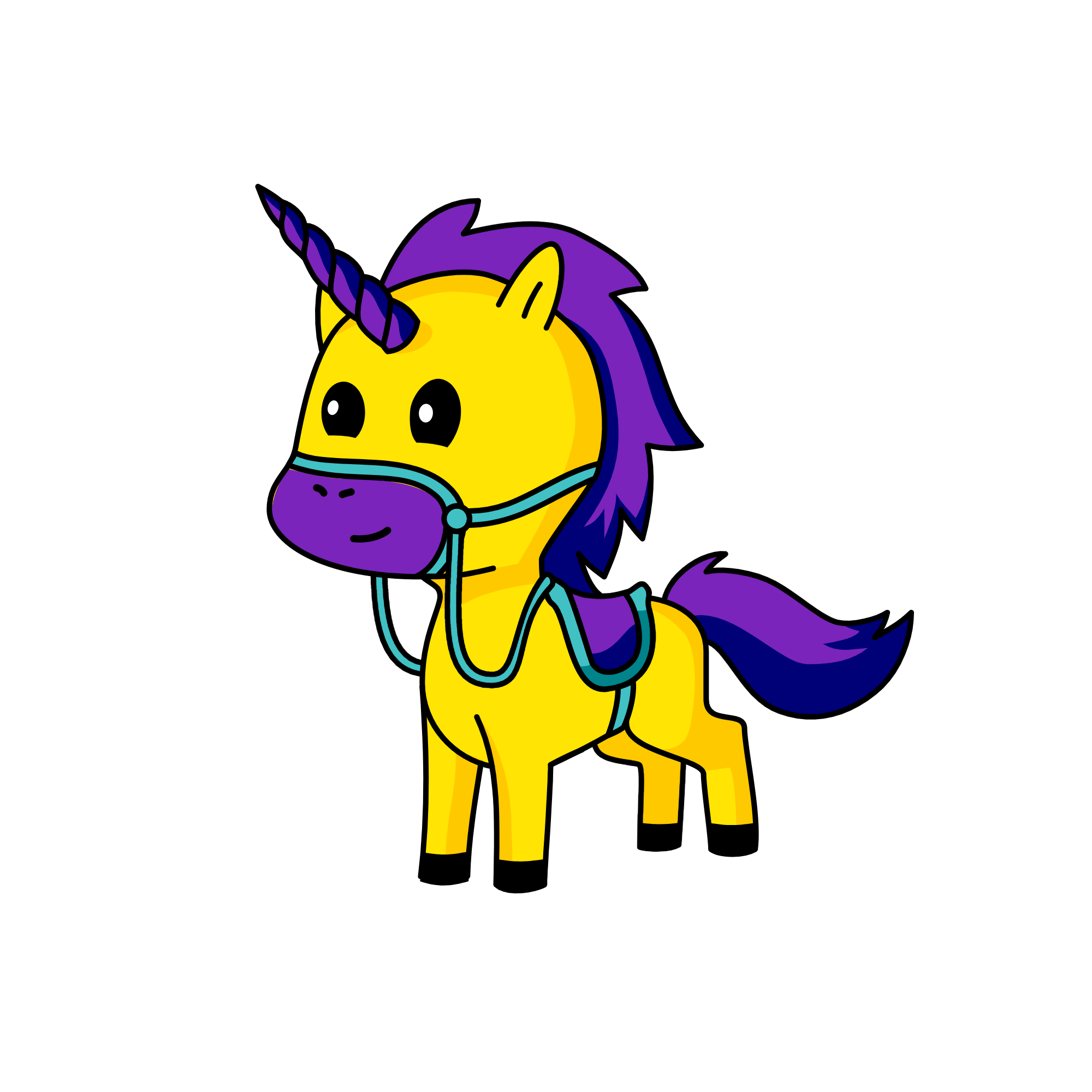 violet, the unicorn