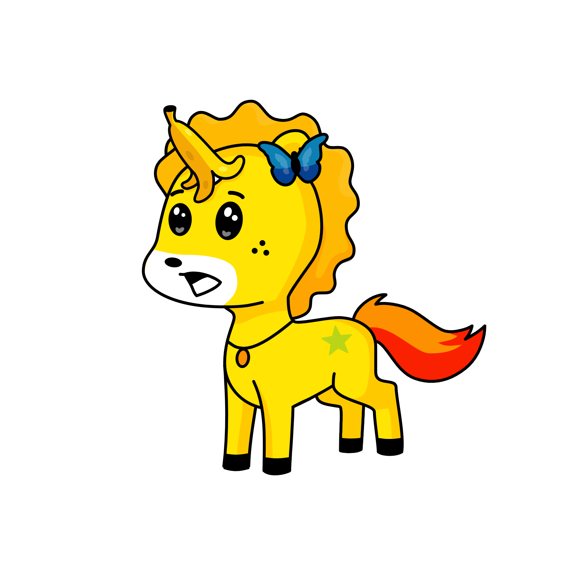 banana, the unicorn