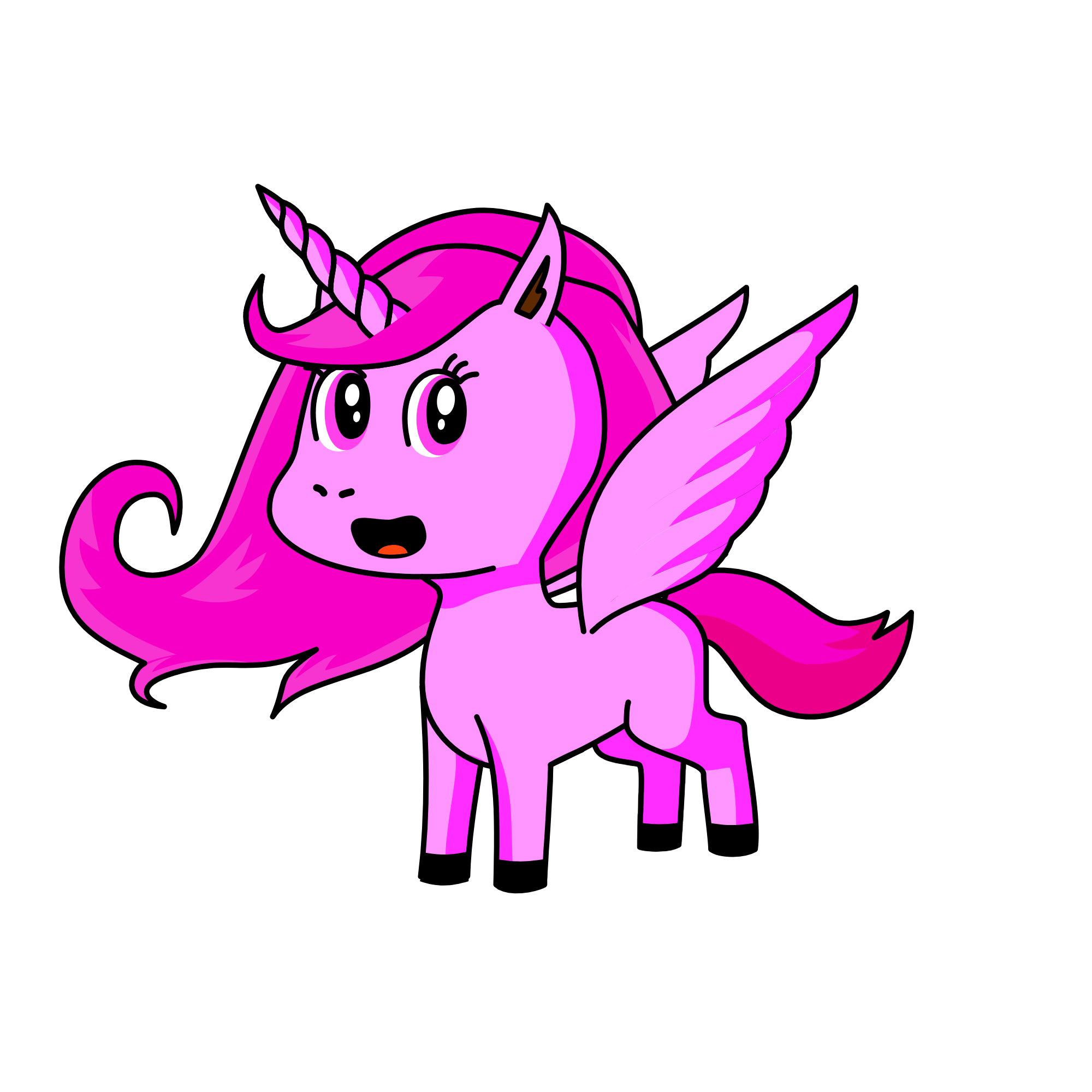 Kawaii~Chan, the unicorn