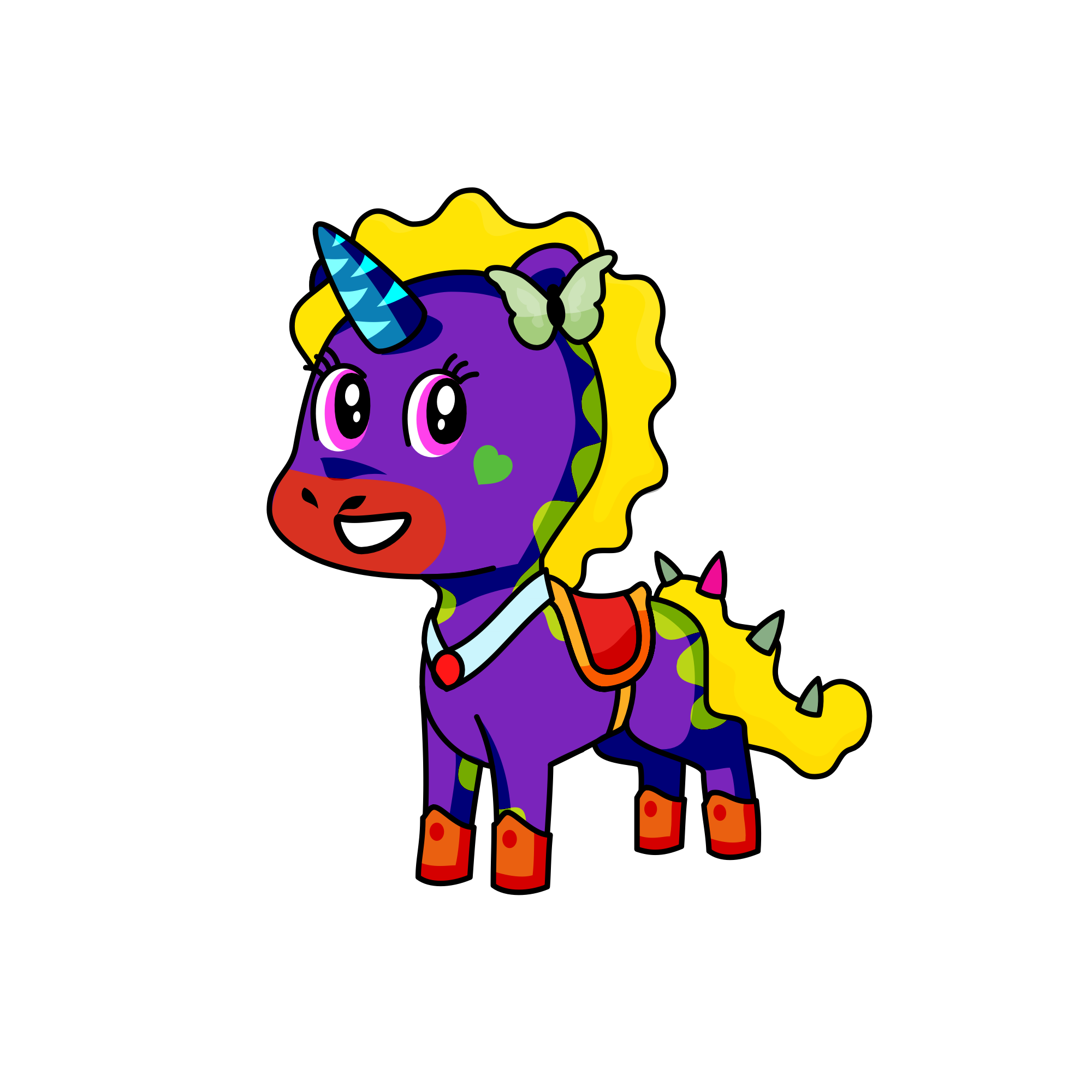 plums.unicorn, the unicorn