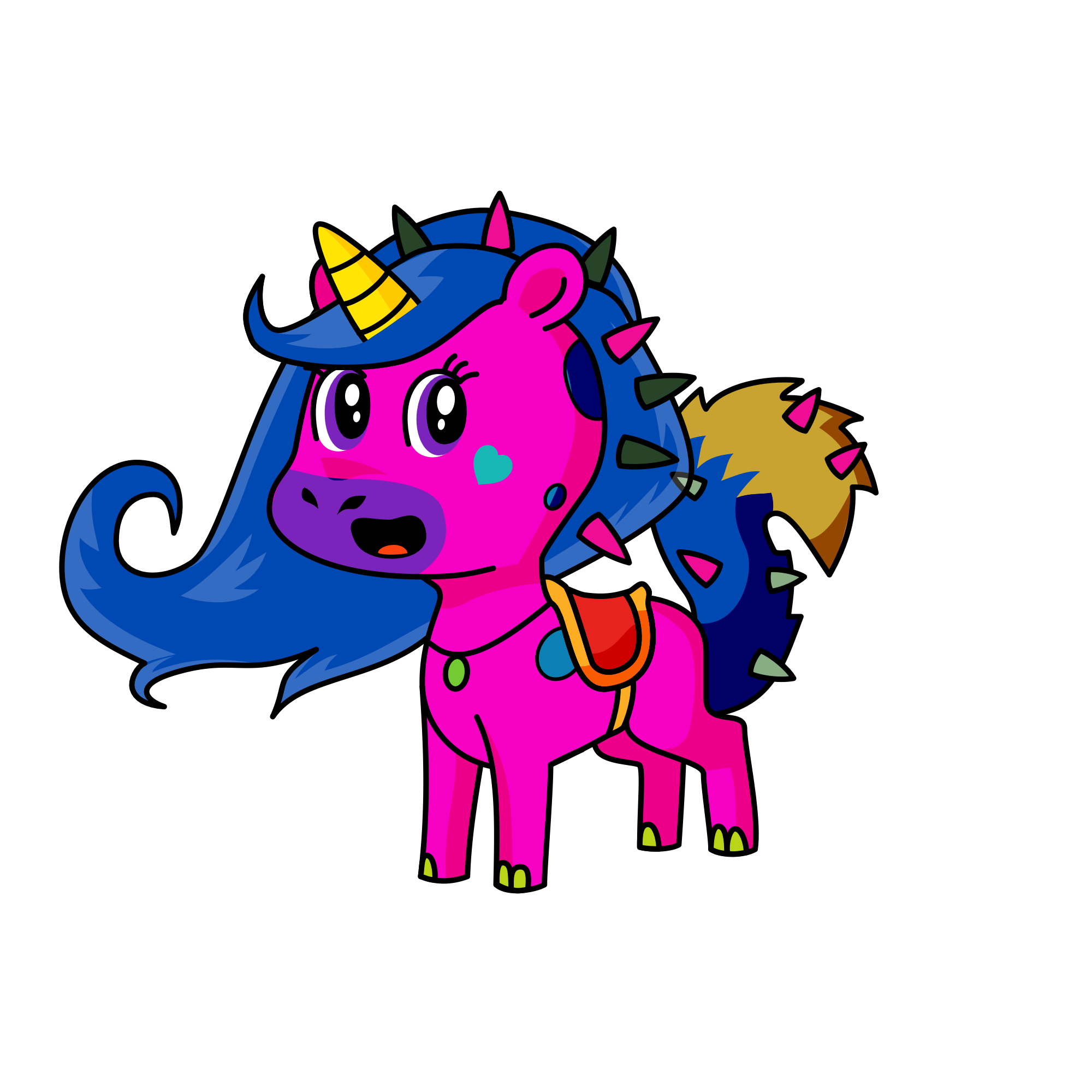 Picture, the unicorn